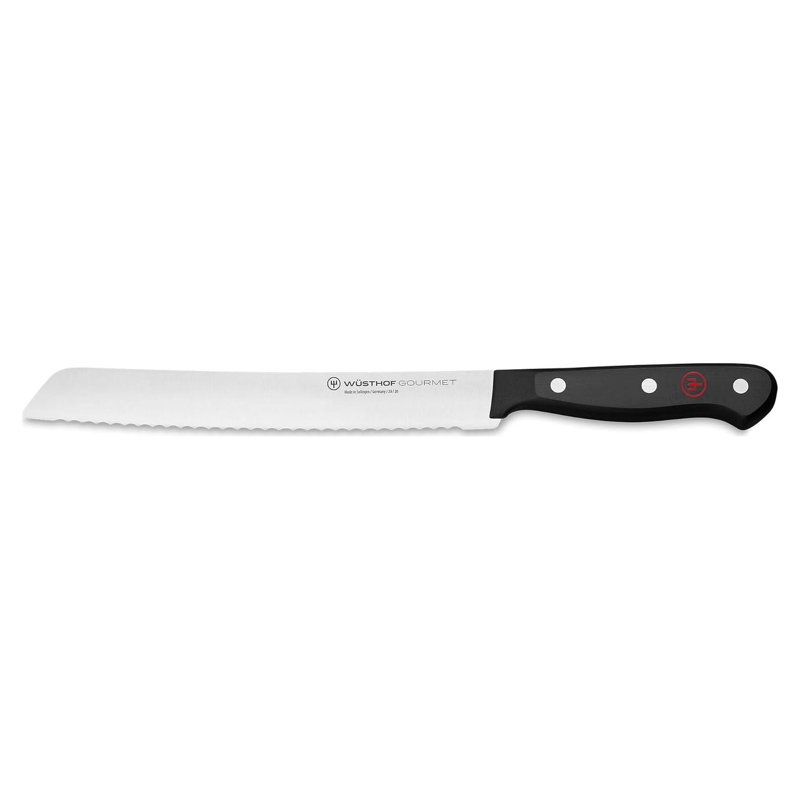 Cuchillo de Pan Wüsthof Gourmet 20.32 cm Serrado Negro