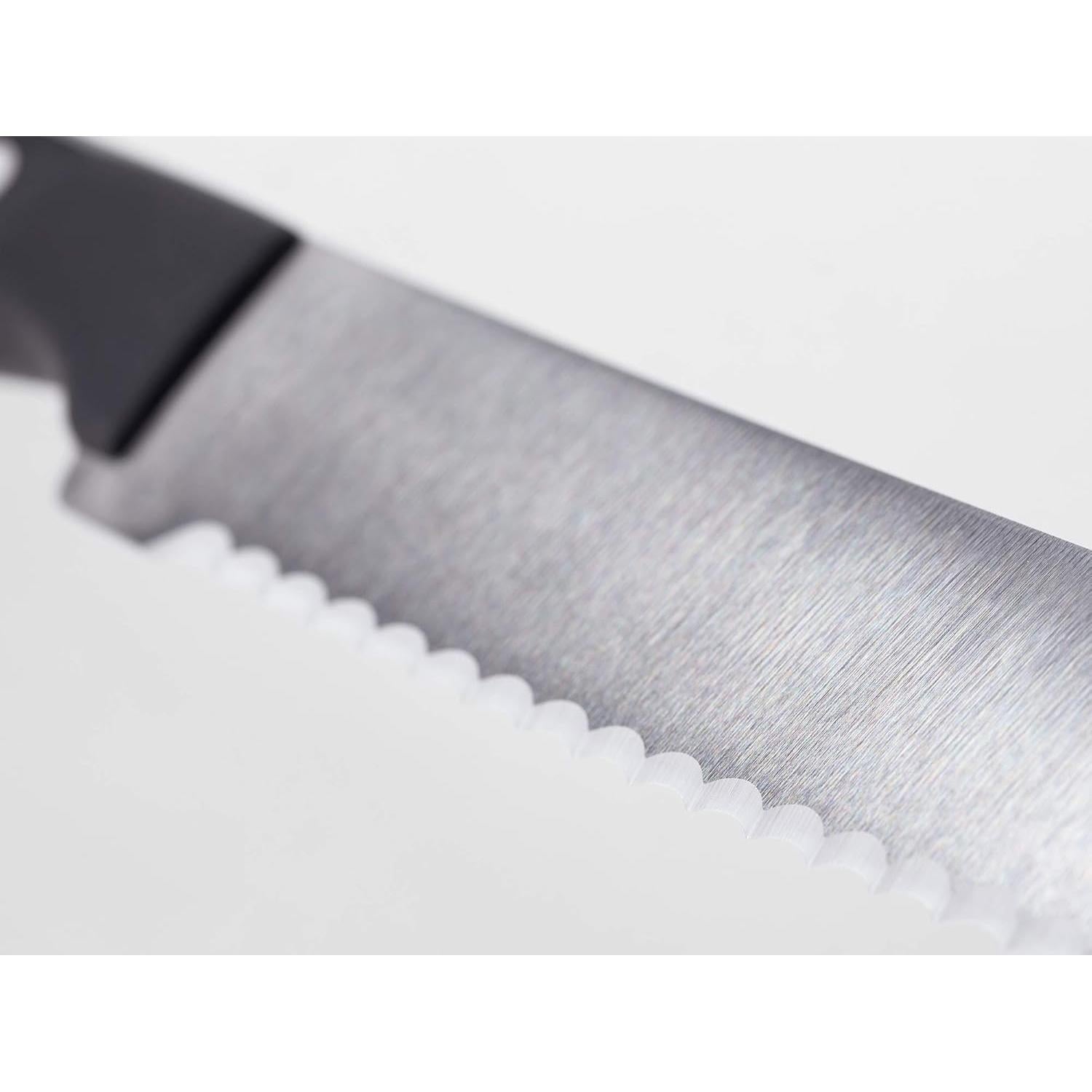 Cuchillo de Pan Wüsthof Gourmet 20.32 cm Serrado Negro