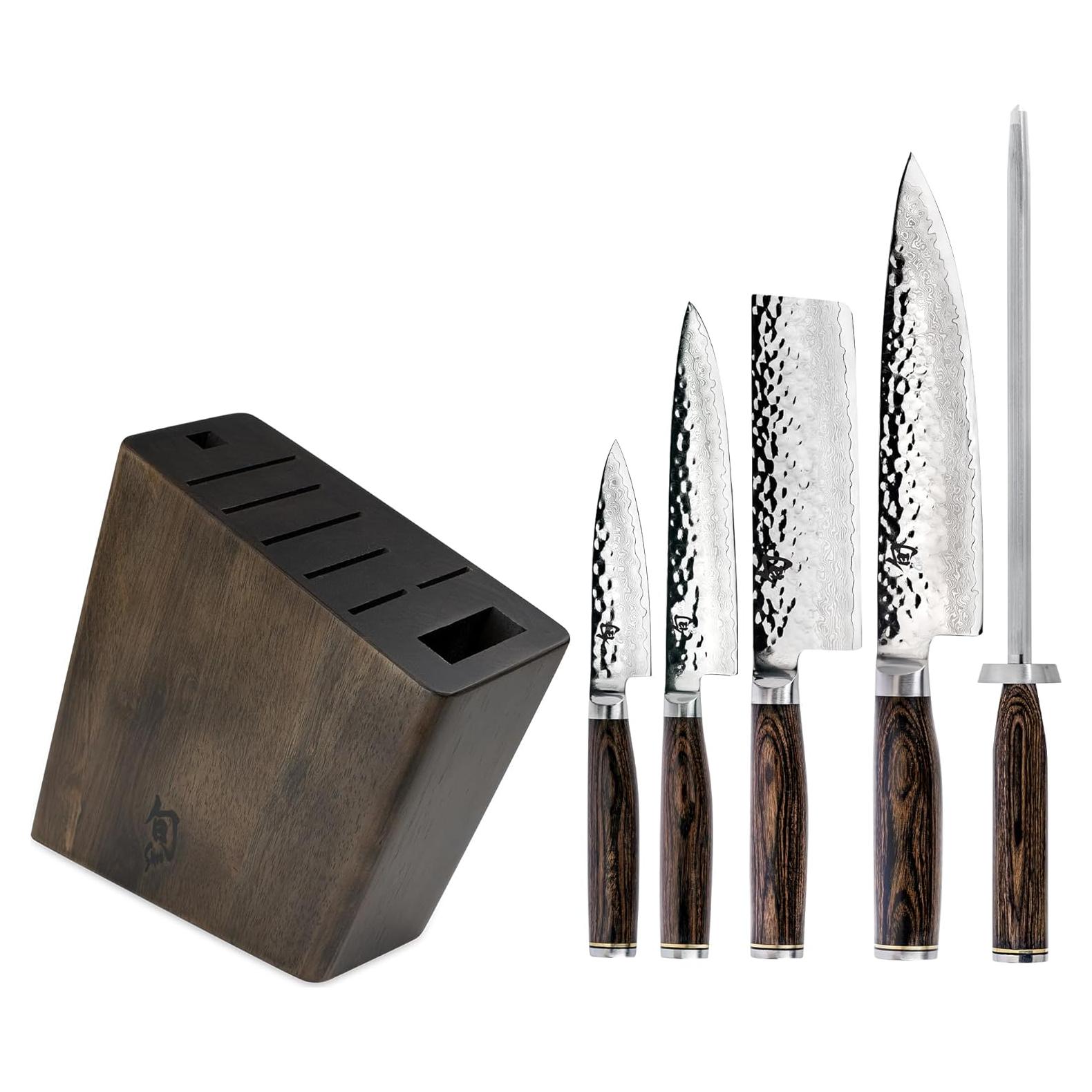 Conjunto de Cuchillos Shun Premier 6 Piezas - Acero VG-MAX