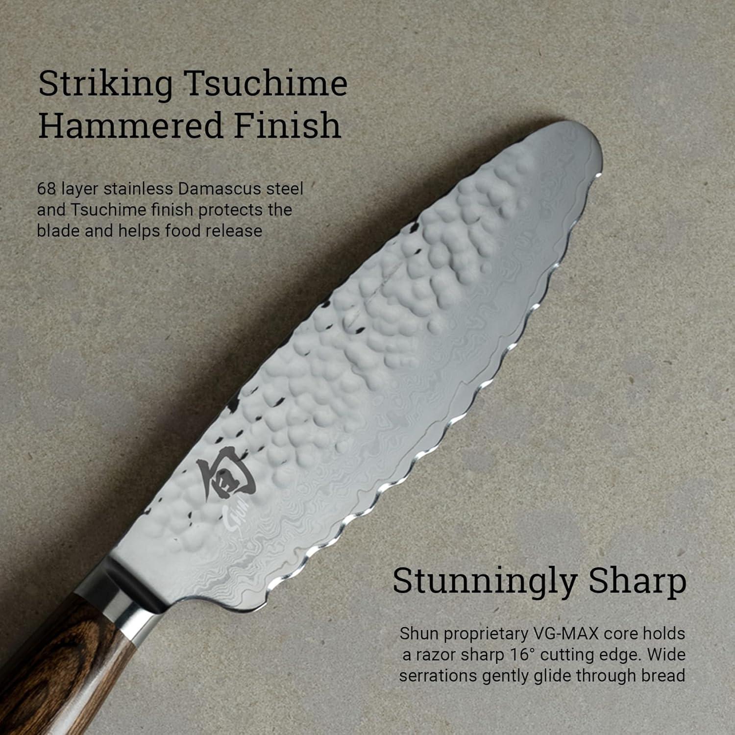 Cuchillo de Utilidad Shun Premier 15.24 cm Acero Damasco