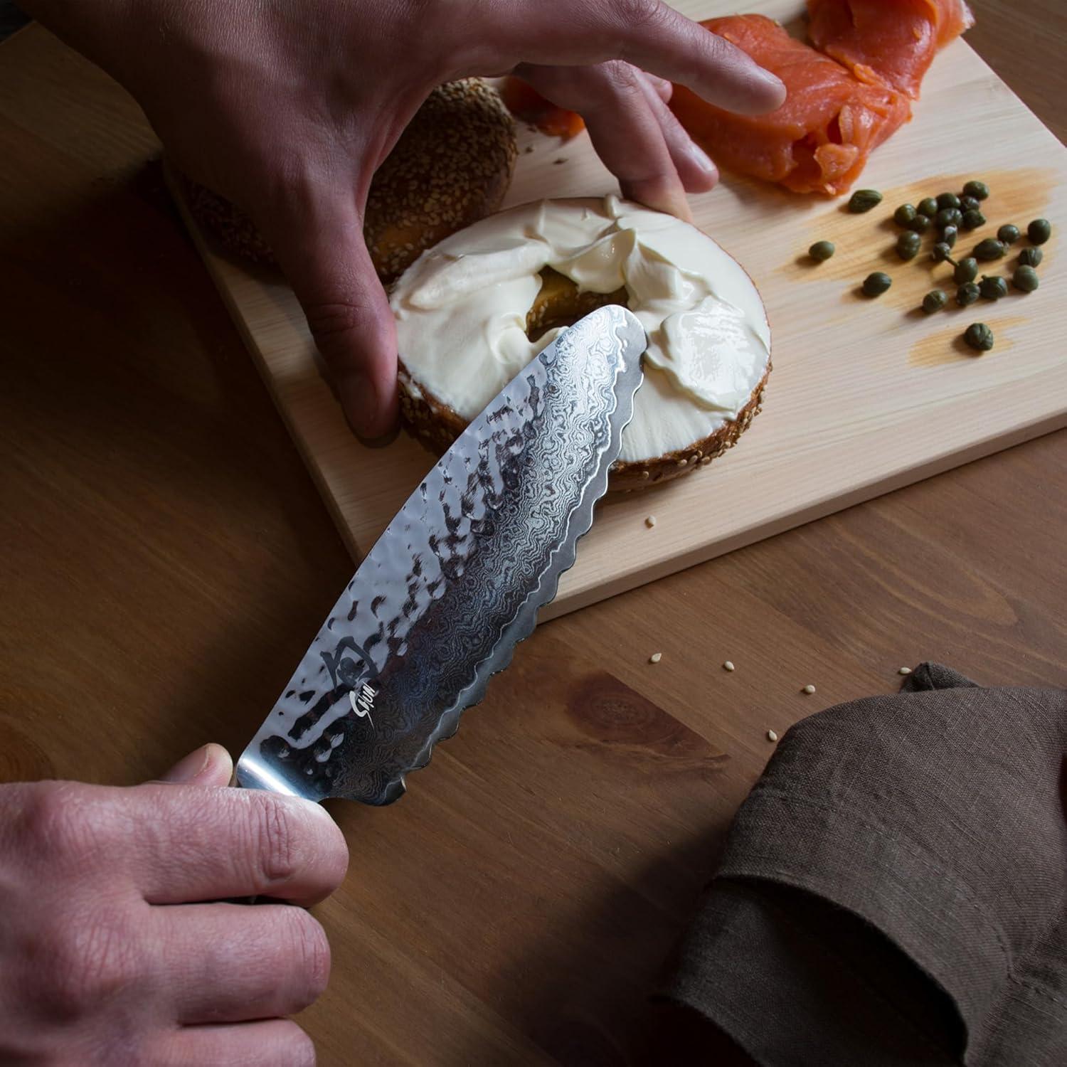 Cuchillo de Utilidad Shun Premier 15.24 cm Acero Damasco