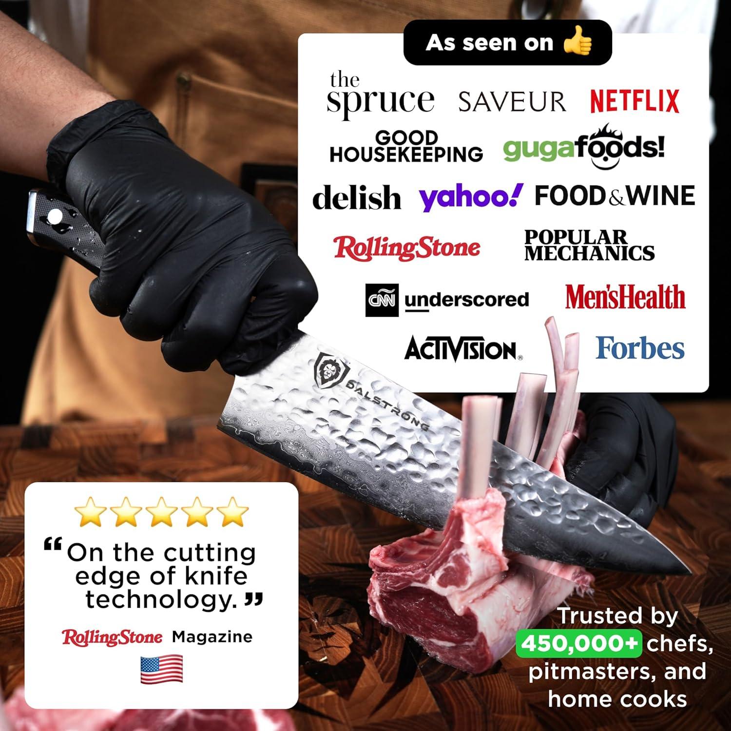 Cuchillo de Chef Dalstrong Shogun 20 cm Damasco AUS-10V