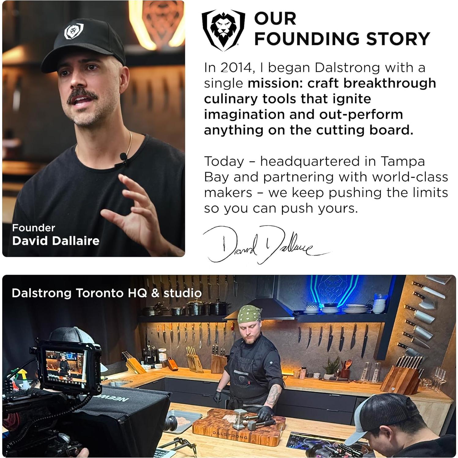 Cuchillo de Chef Dalstrong Shogun 20 cm Damasco AUS-10V