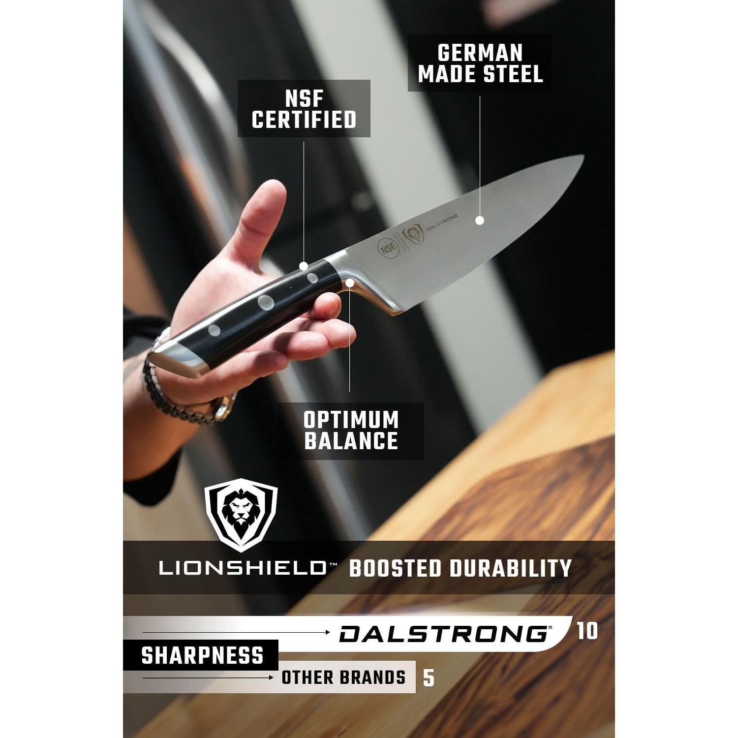 Juego de Cuchillos Dalstrong 12 Piezas Gladiador Elite