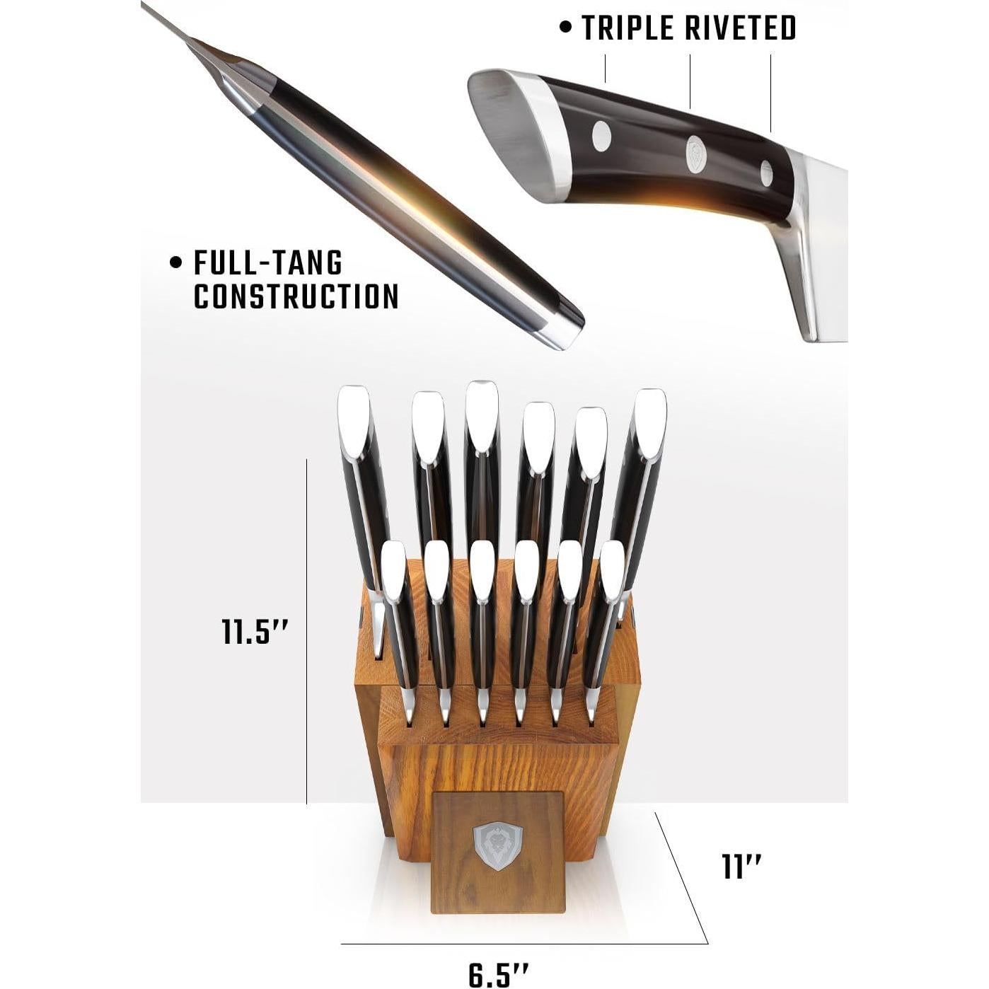 Juego de Cuchillos Dalstrong 12 Piezas Gladiador Elite