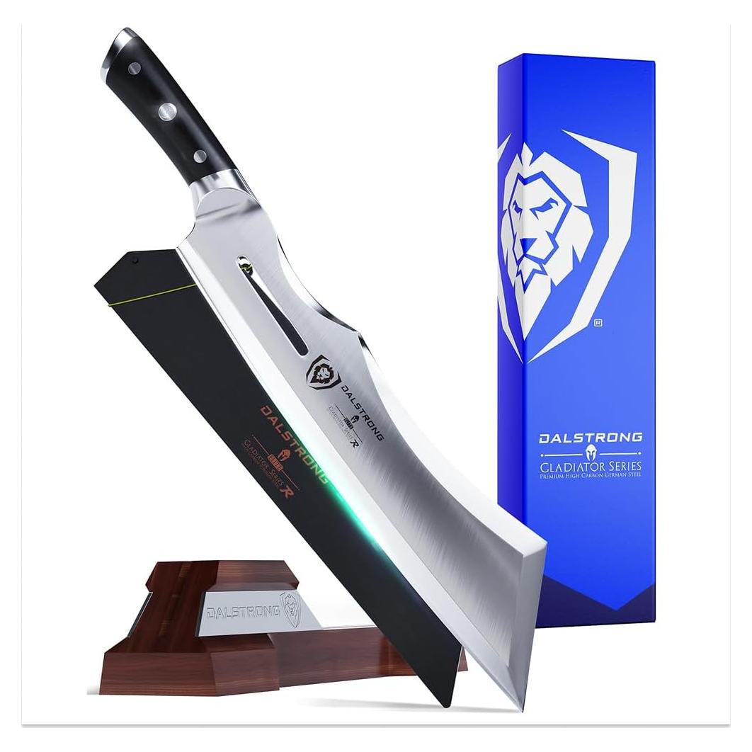 Cuchillo Cleaver Dalstrong 14" Aniquilador Acero Alto Carbono