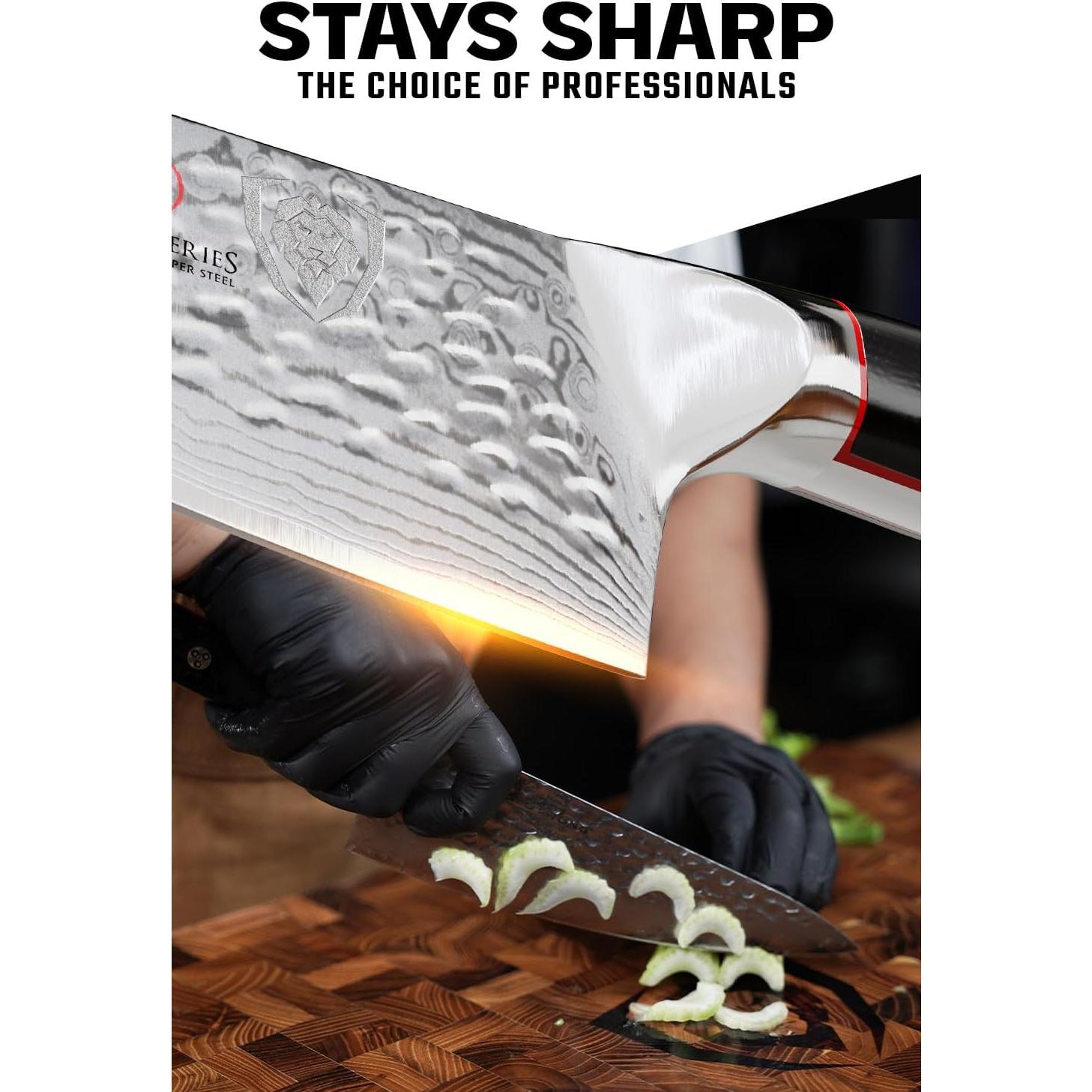 Cuchillo de Chef Dalstrong 15.24 cm Damasco AUS-10V G10 Negro