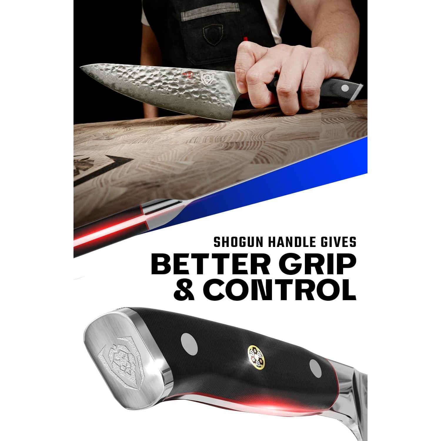 Cuchillo de Chef Dalstrong 15.24 cm Damasco AUS-10V G10 Negro