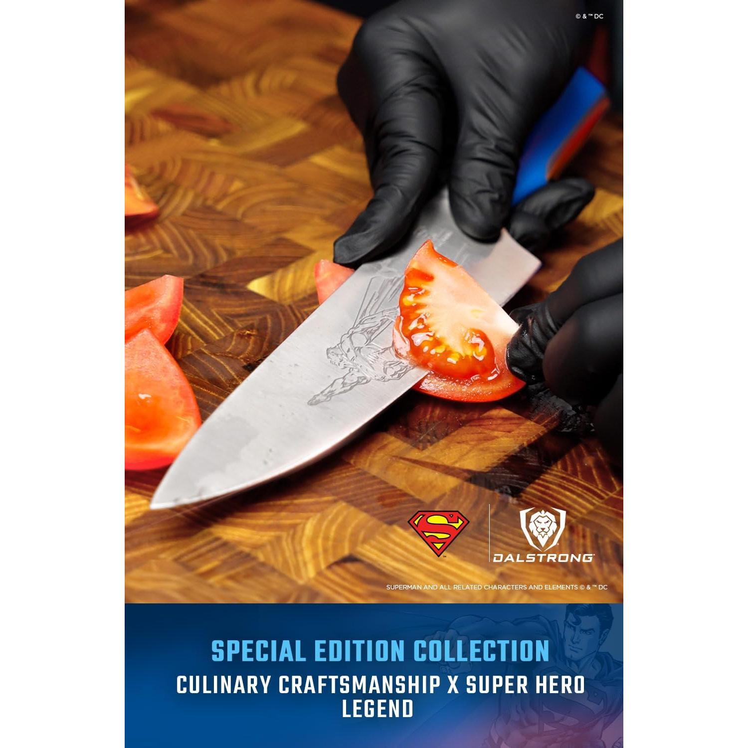 Conjunto de cuchillos Dalstrong 2pc Superman - Chef 20.32cm