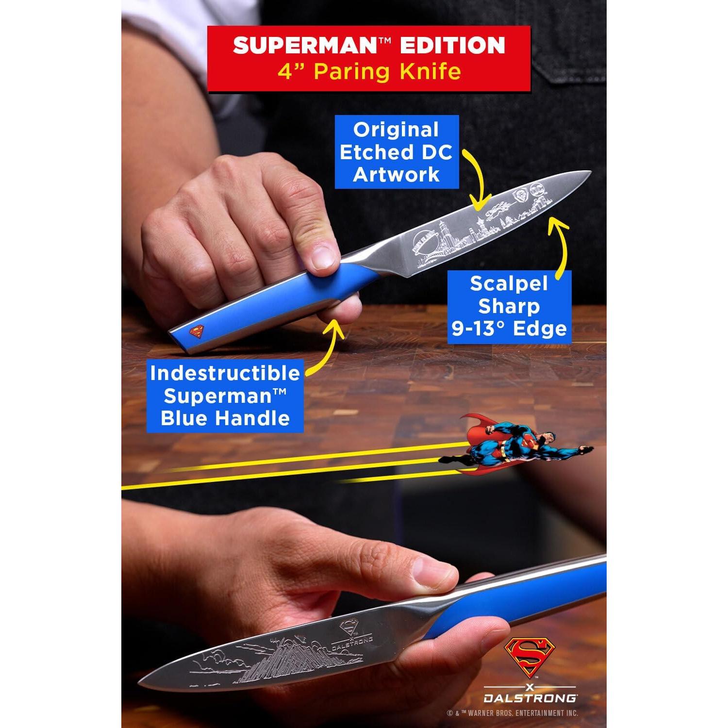 Conjunto de cuchillos Dalstrong 2pc Superman - Chef 20.32cm