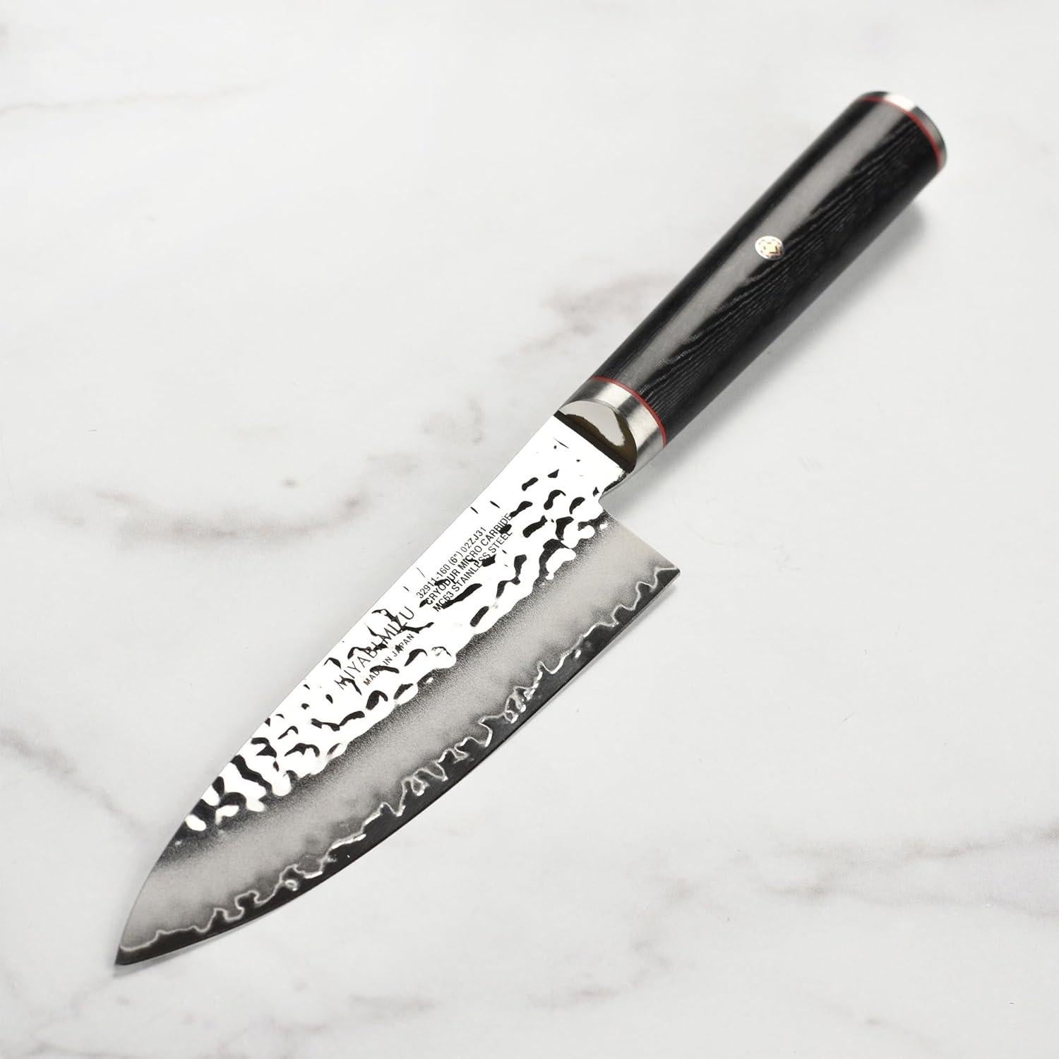 Cuchillo de Chef MIYABI Mizu SG2 15.2 cm Acero Damasco