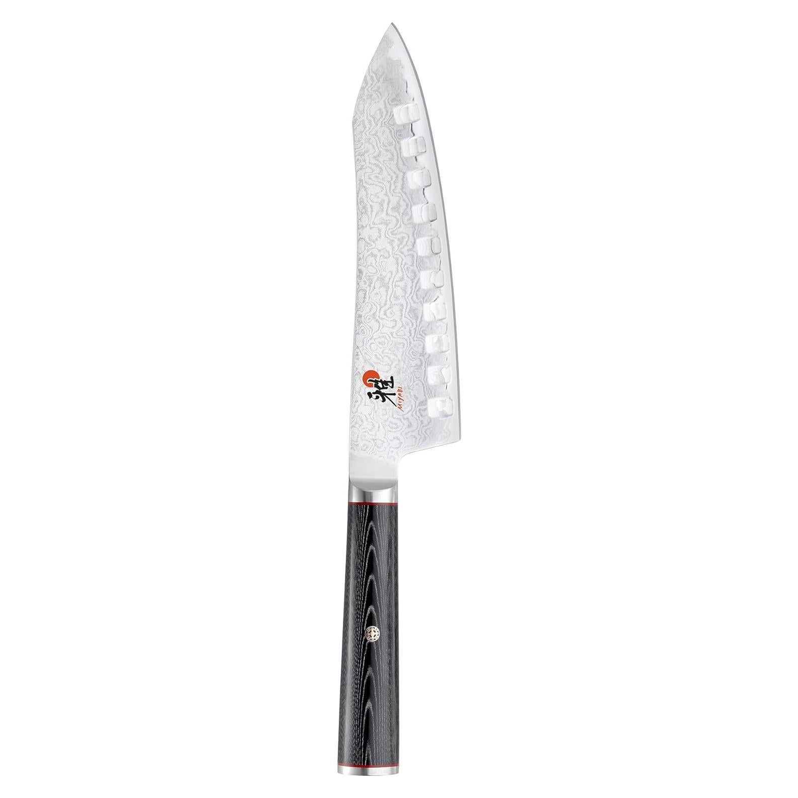 Cuchillo Santoku MIYABI Kaizen 17.8 cm acero VG10 damasco