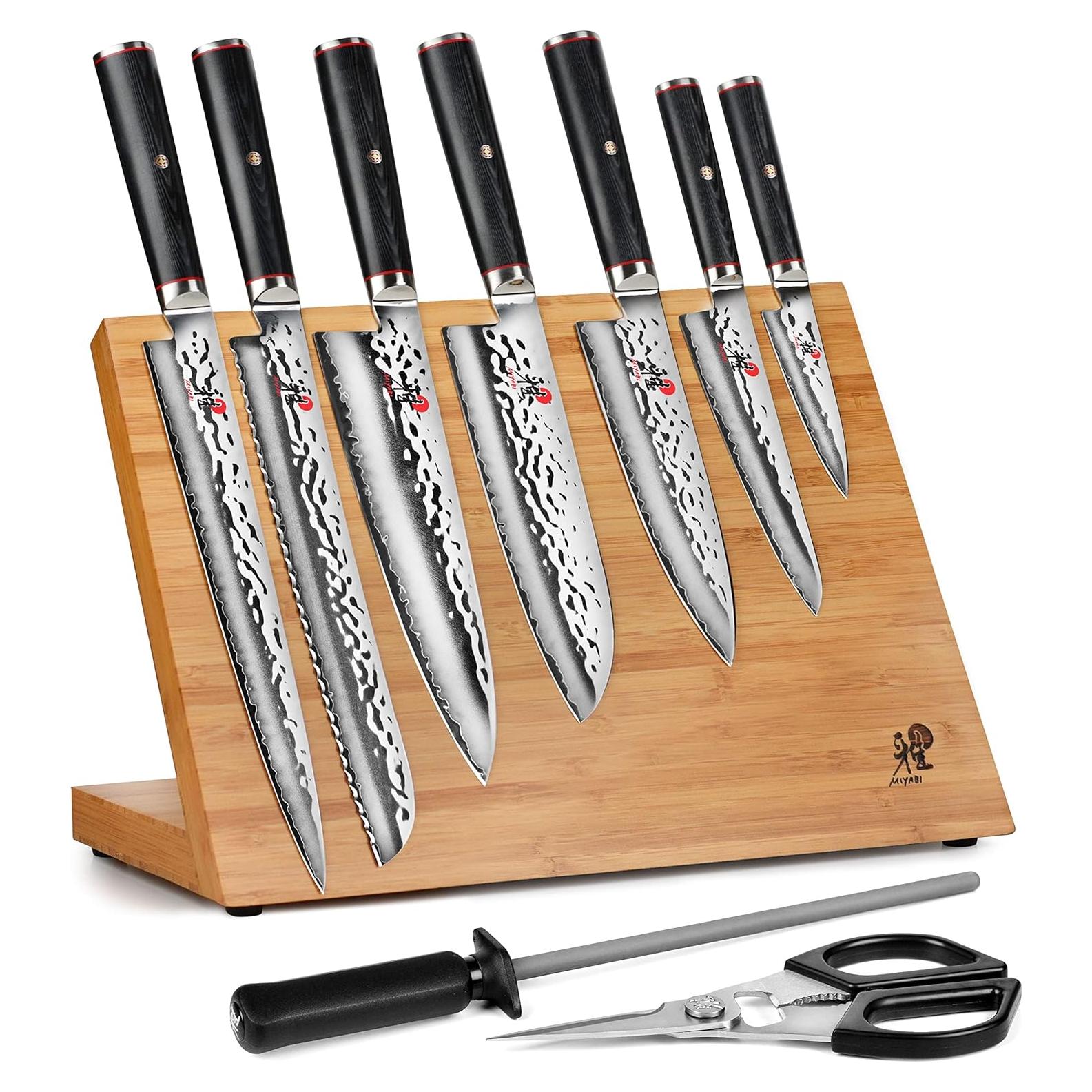 Juego de Cuchillos Magnéticos Miyabi Mizu SG2 10 Piezas