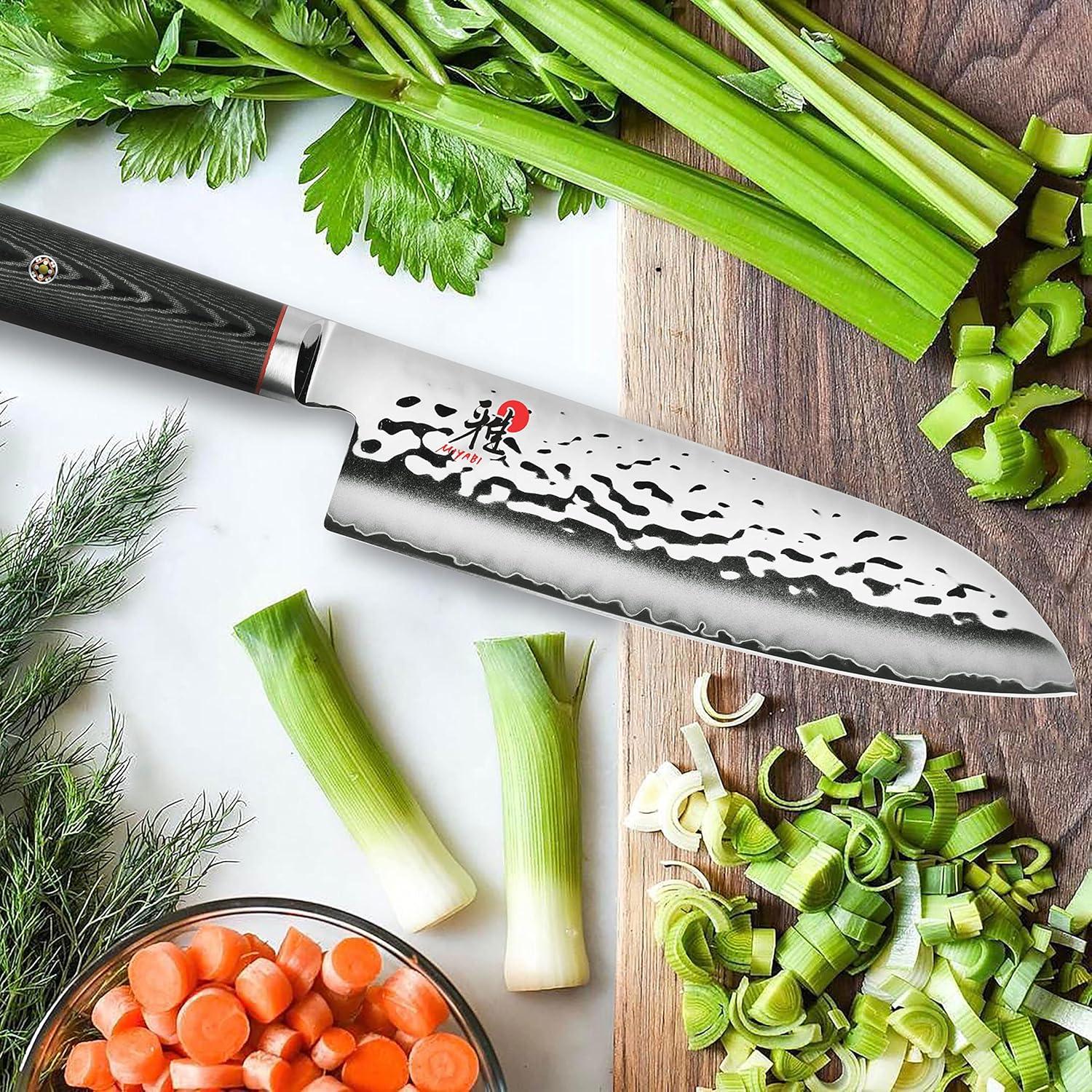 Juego de Cuchillos Magnéticos Miyabi Mizu SG2 10 Piezas