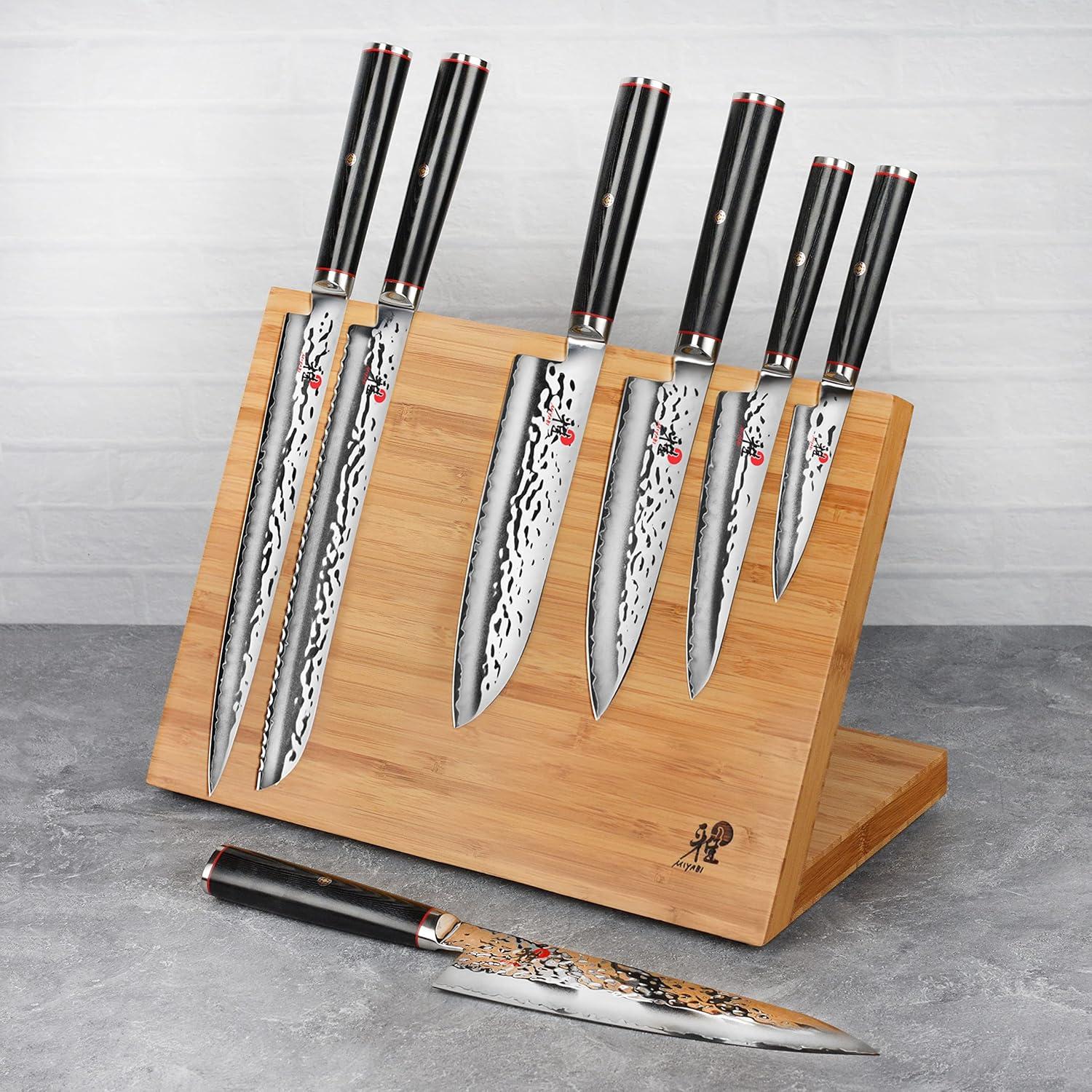 Juego de Cuchillos Magnéticos Miyabi Mizu SG2 10 Piezas