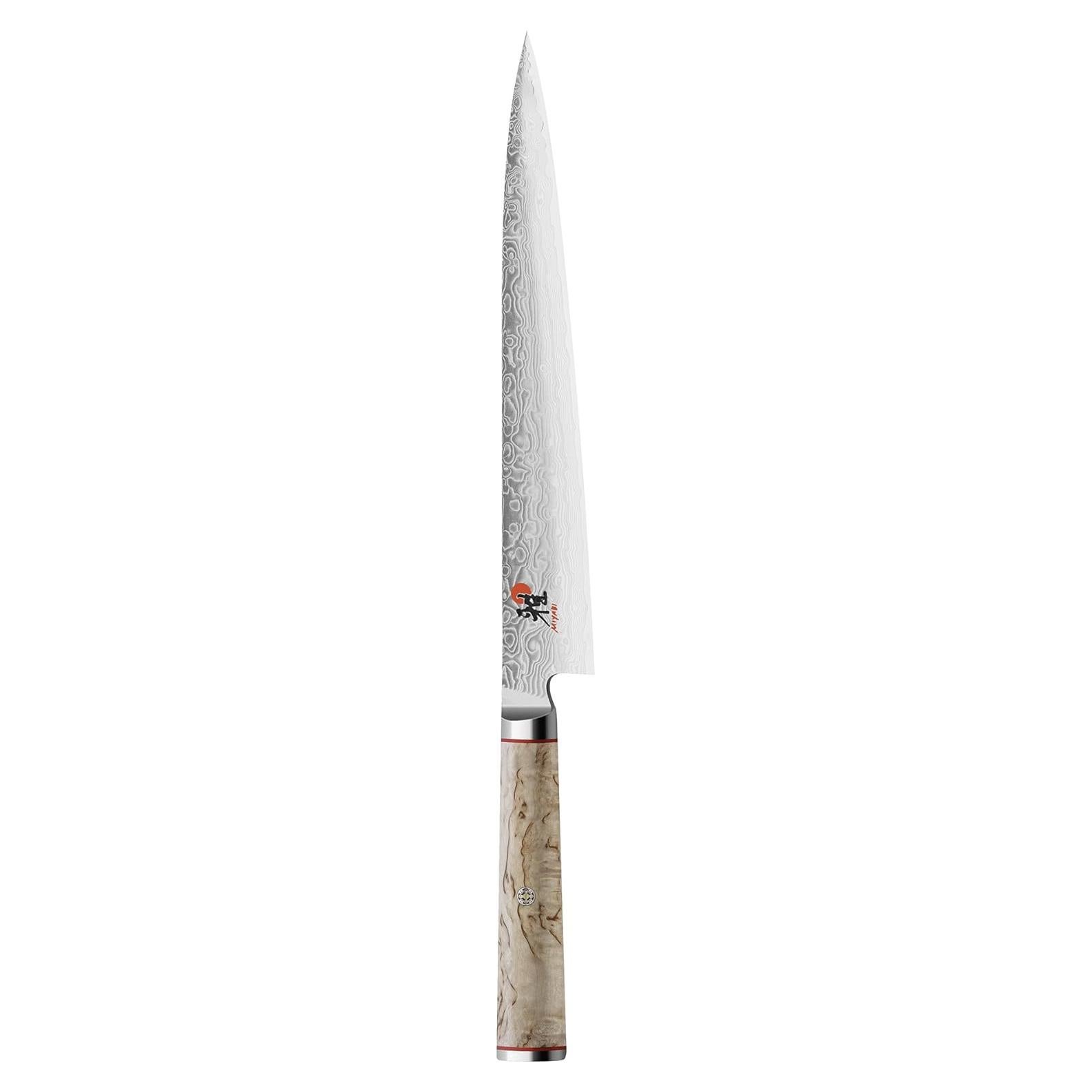Cuchillo de Slicing Miyabi Birchwood 22.86 cm Acero Damasco