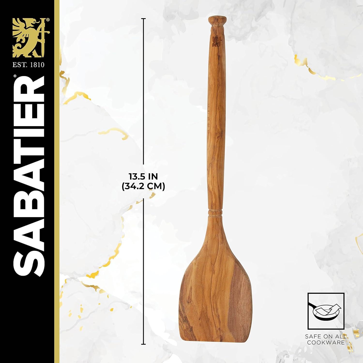 Espátula de Madera de Olivo Sabatier 35.6 cm - Cocina