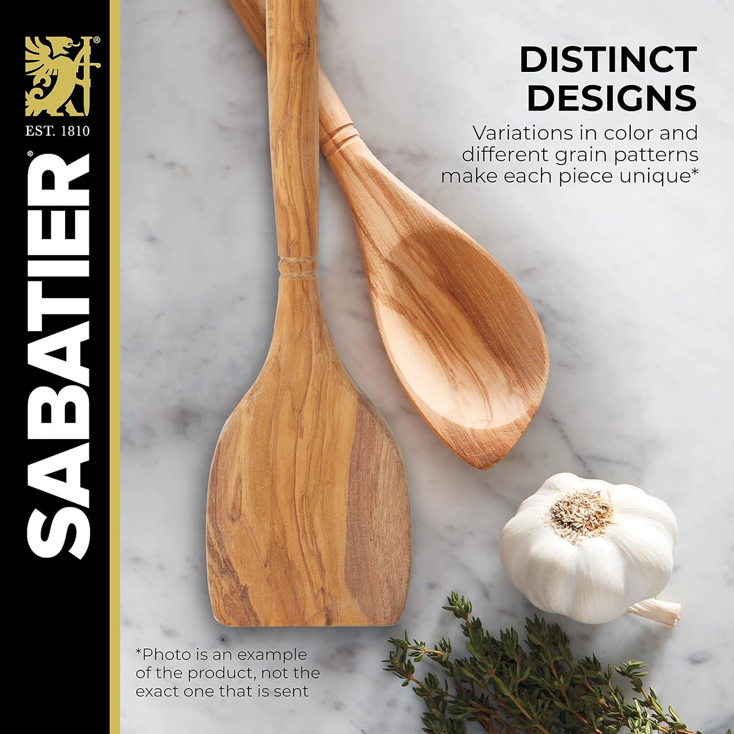 Espátula de Madera de Olivo Sabatier 35.6 cm - Cocina