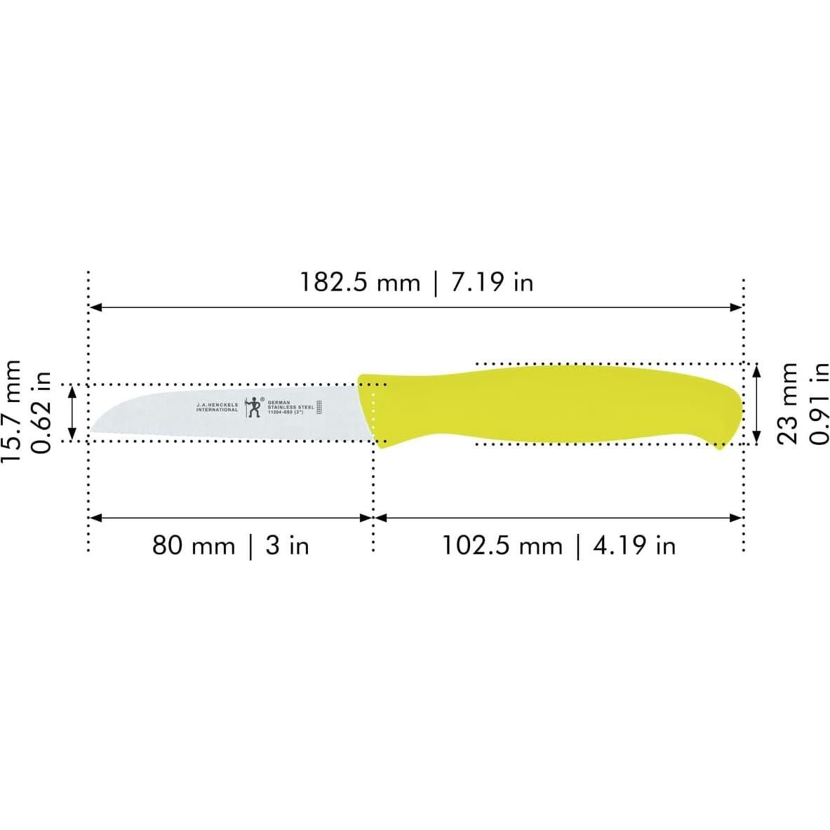 Set de Cuchillos de Pelar 3 Piezas HENCKELS Acero Inoxidable