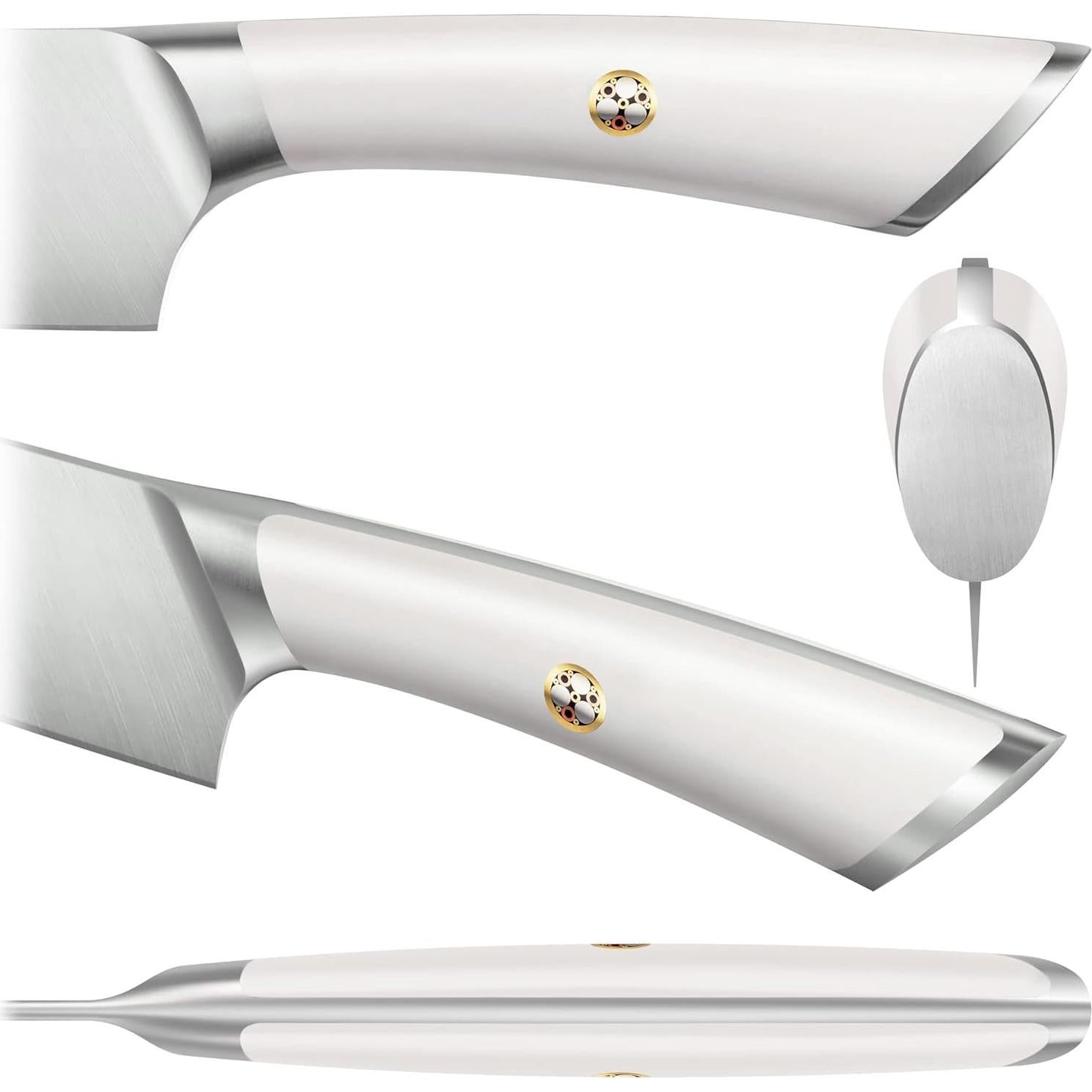 Cuchillo de Pelar Cangshan ELBERT Acero Alemán 12.7 cm Blanco