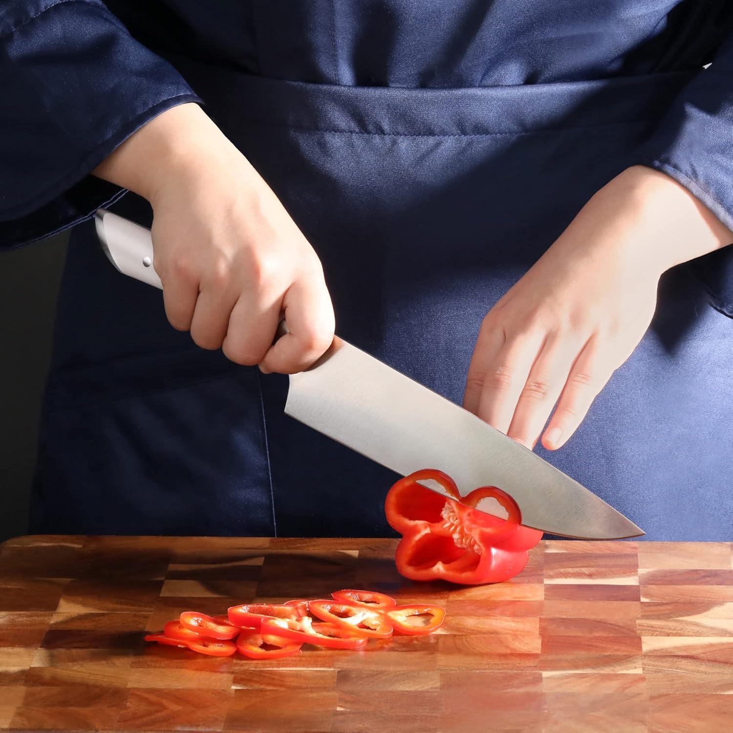 Juego de Cuchillos Cangshan HELENA 23 Piezas Acero Forjado Blanco