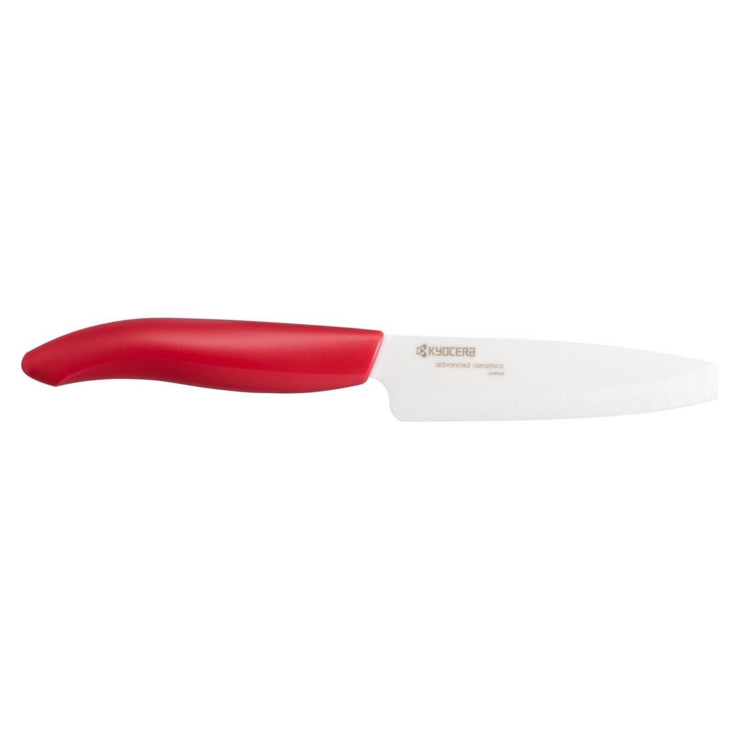 Cuchillo de Utilidad Cerámica Kyocera 11.43 cm Mango Rojo