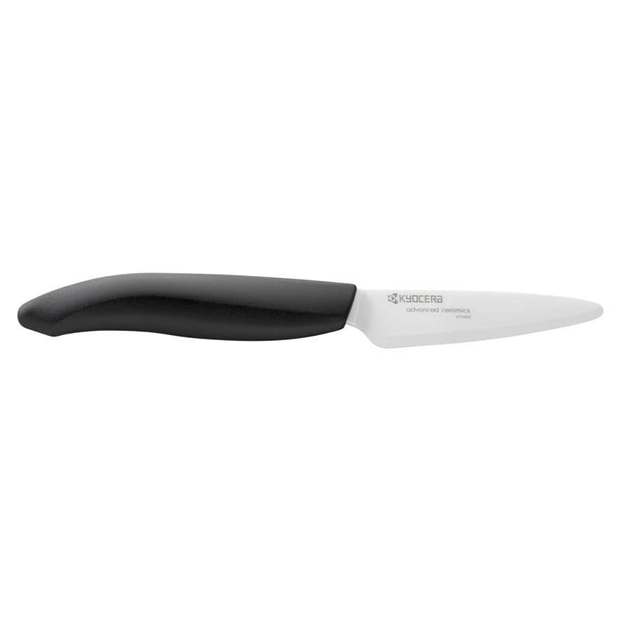 Cuchillo de Pelar KYOCERA Negro 18.9 cm - Modelo FK-075 WH-BK