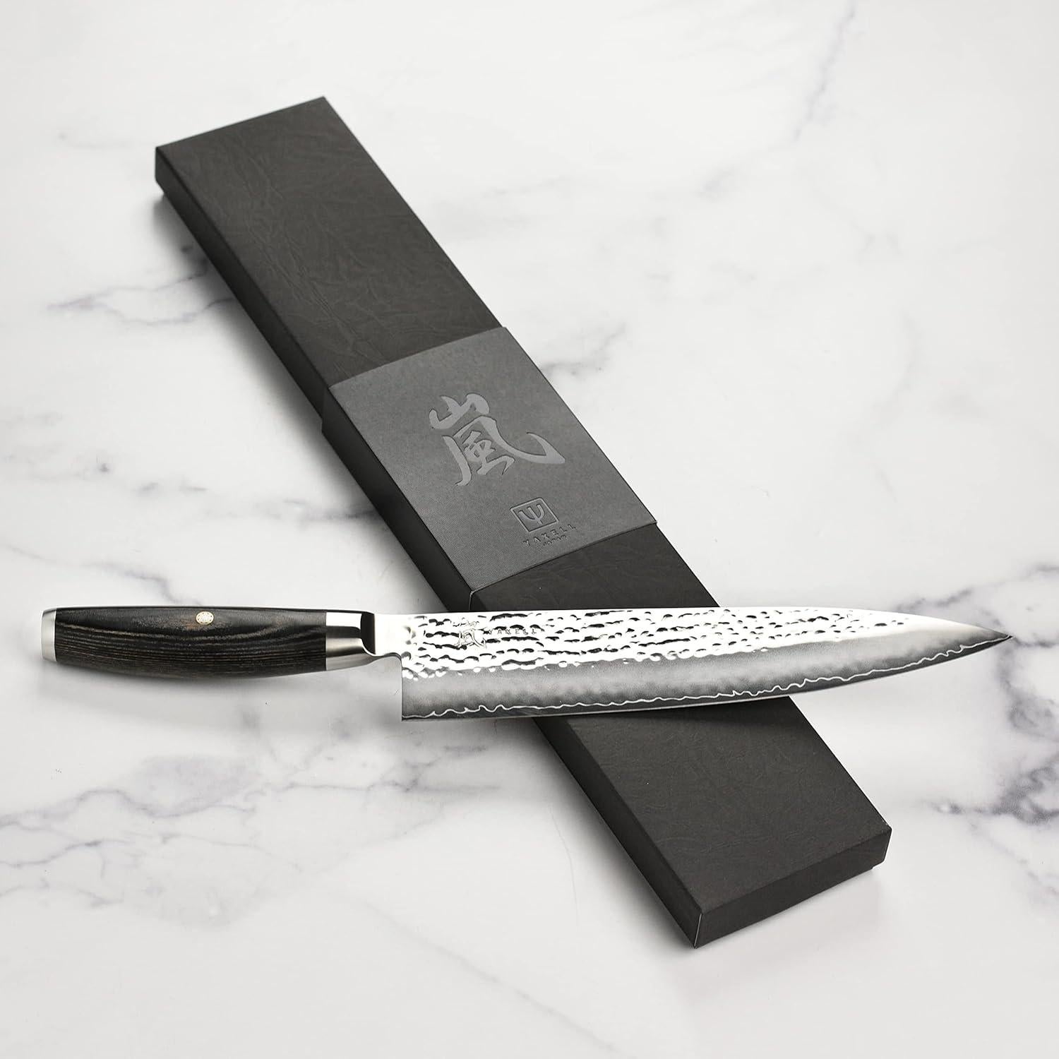 Cuchillo de Chef Yaxell Ketu SG2 24.1 cm Hecho en Japón