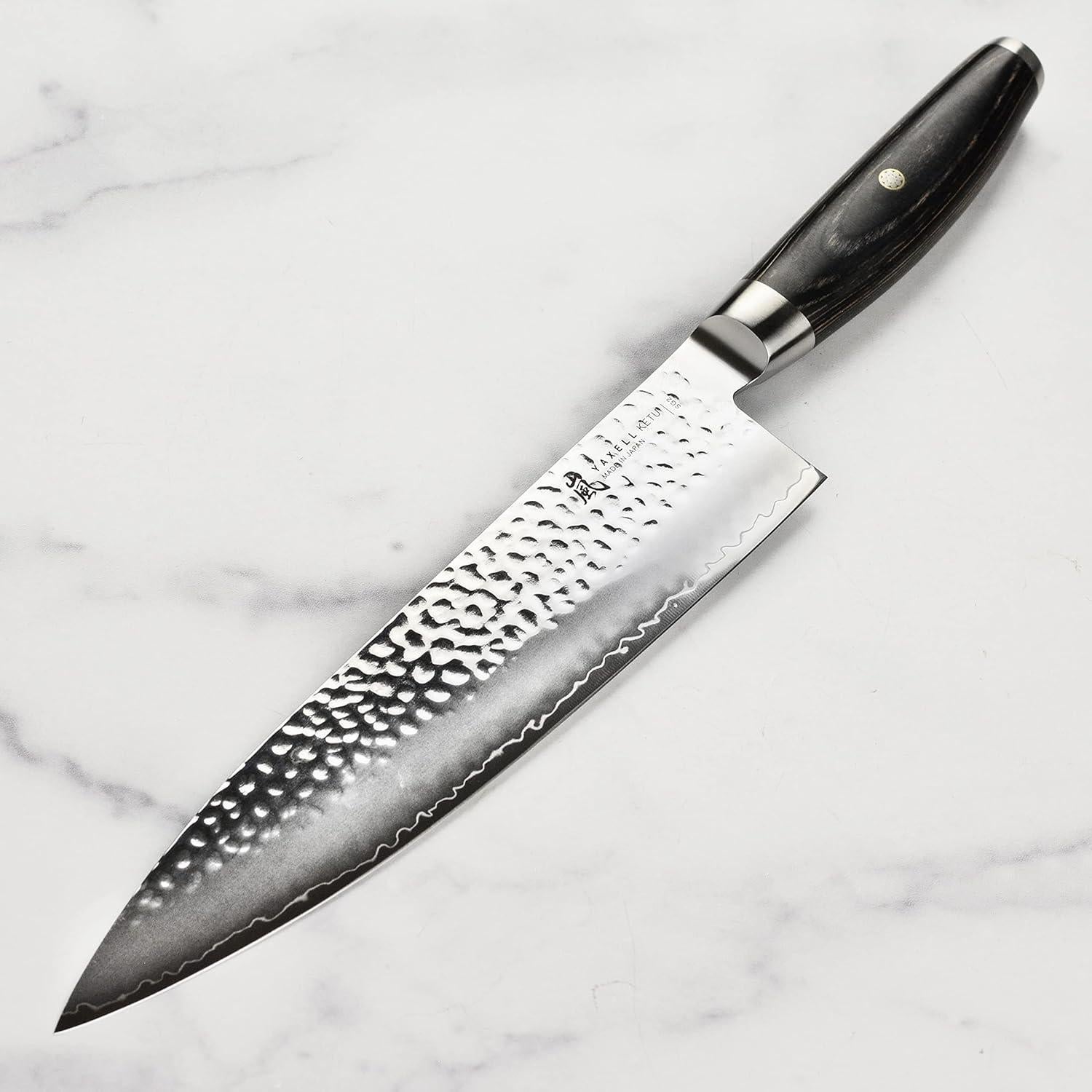 Cuchillo de Chef Yaxell Ketu SG2 24.1 cm Hecho en Japón