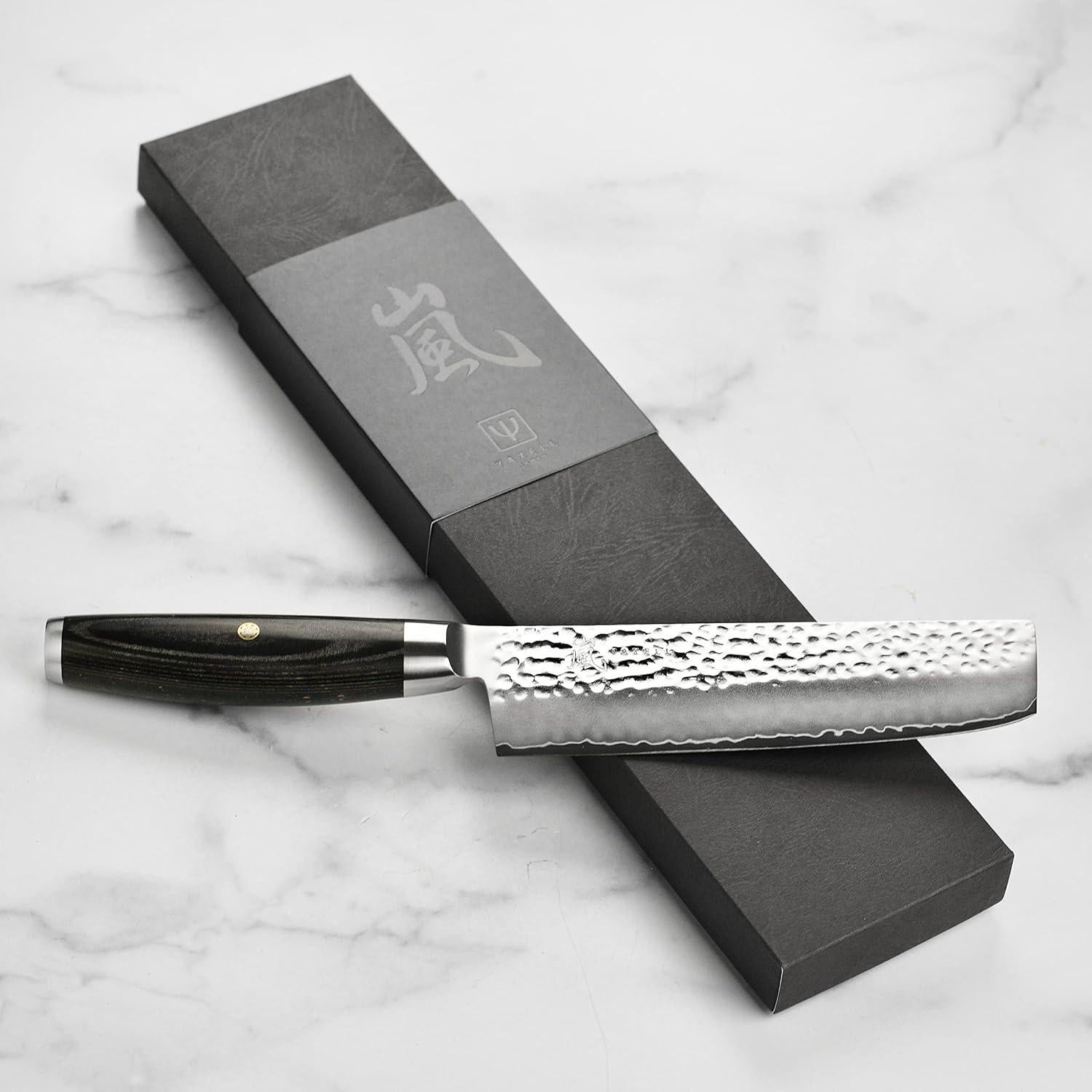 Cuchillo Nakiri Yaxell Ketu SG2 - 16.5 cm - Hecho en Japón