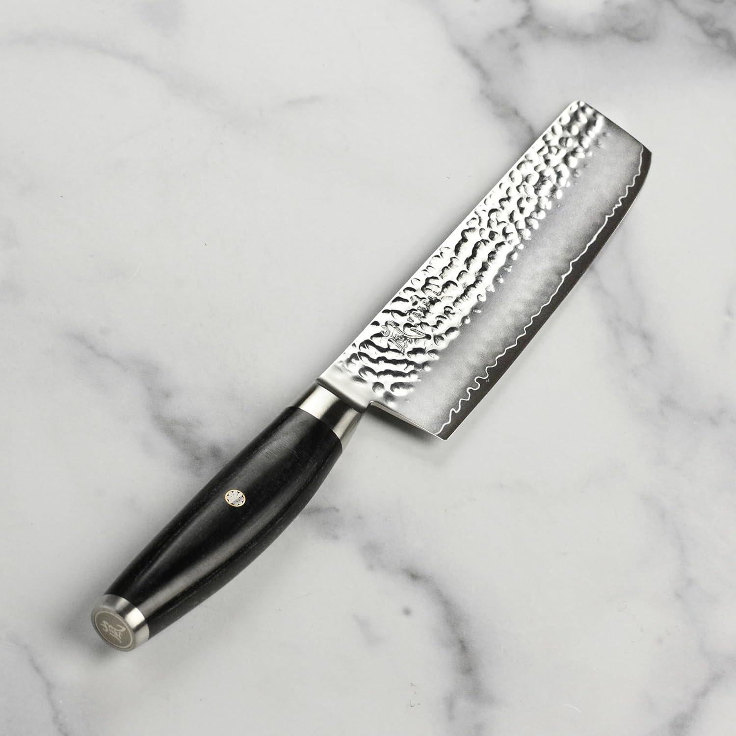 Cuchillo Nakiri Yaxell Ketu SG2 - 16.5 cm - Hecho en Japón