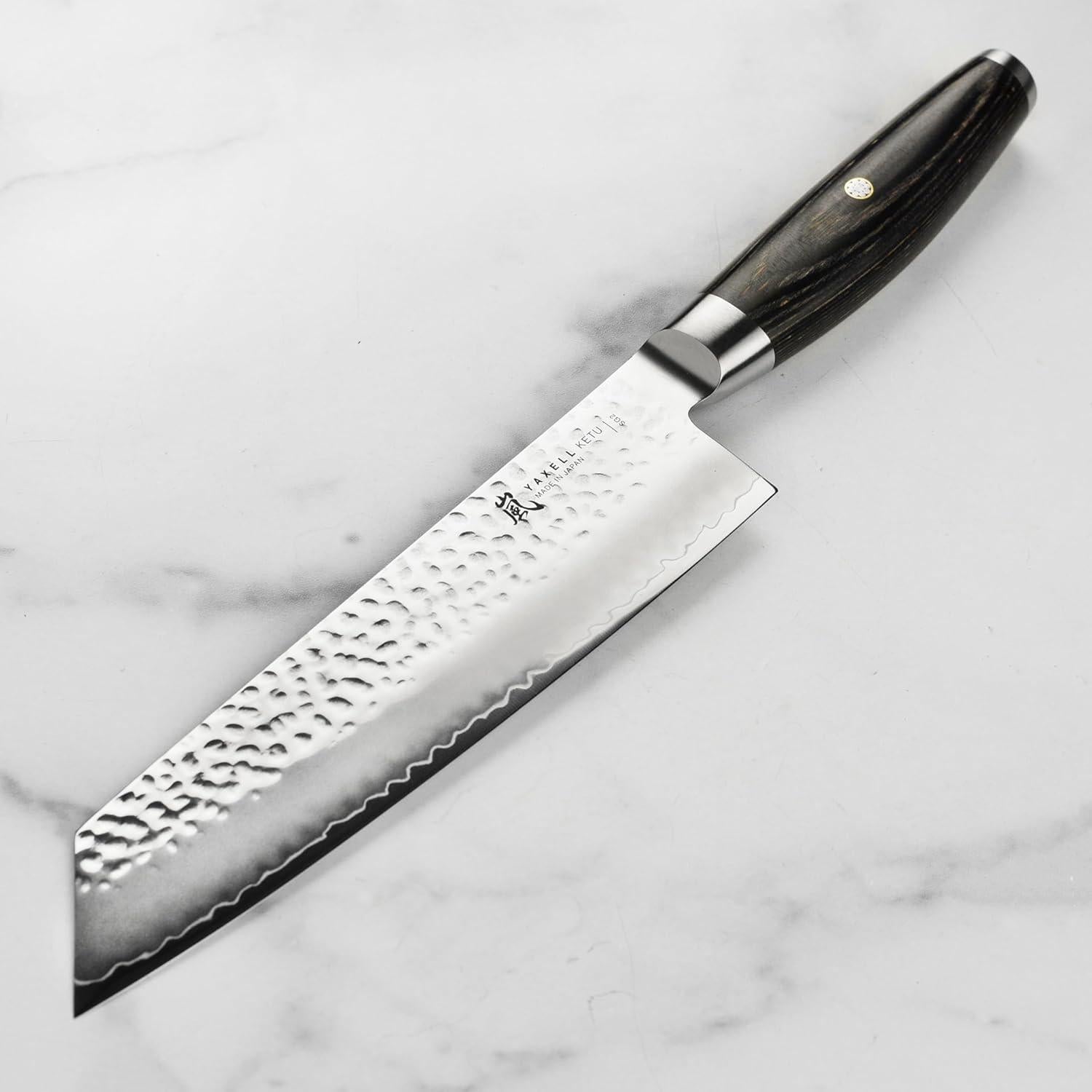 Cuchillo Kiritsuke Yaxell Ketu SG2 20.32 cm Hecho en Japón