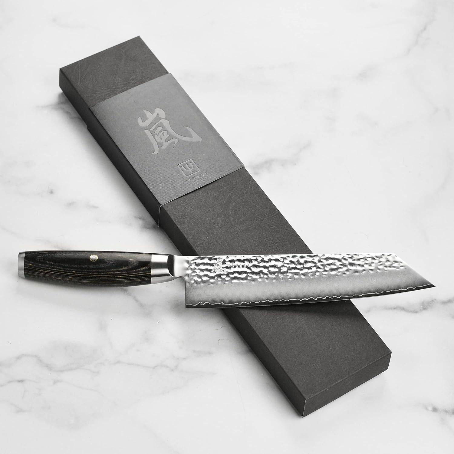 Cuchillo Kiritsuke Yaxell Ketu SG2 20.32 cm Hecho en Japón