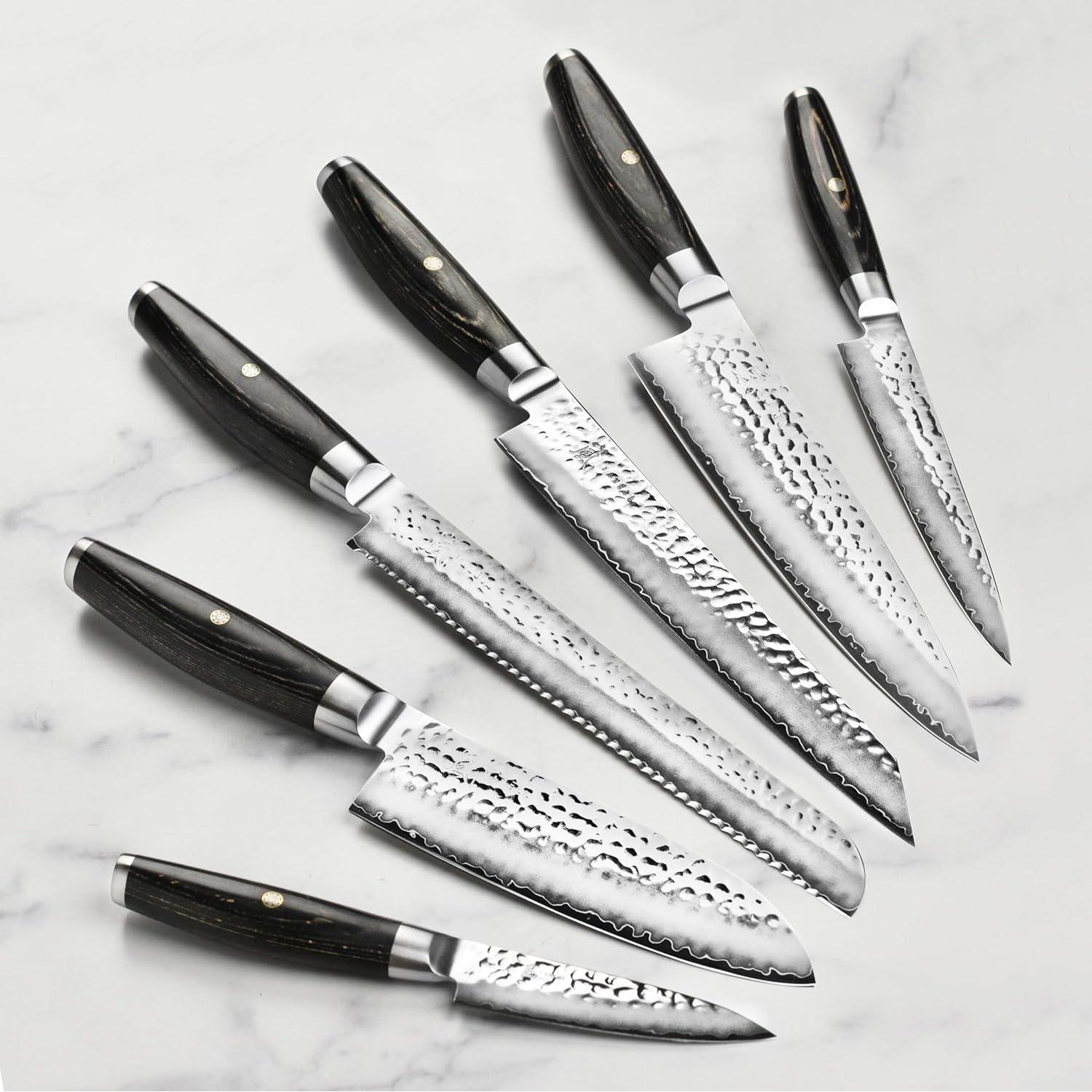 Juego de cuchillos Yaxell Ketu SG2 - 15 piezas - Hecho en Japón