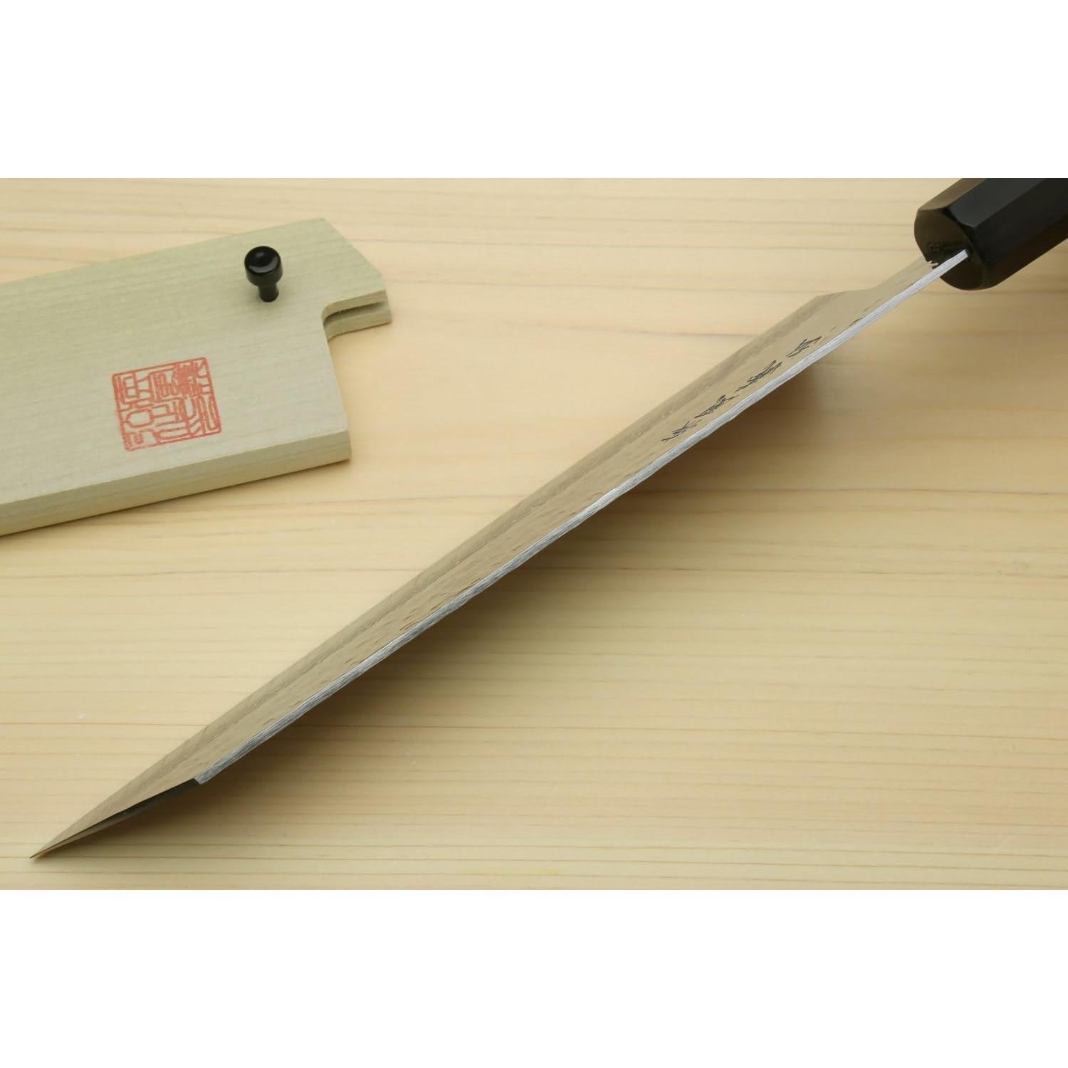 Cuchillo Kiritsuke Yoshihiro VG10 Damasco 21 cm Mango Madera