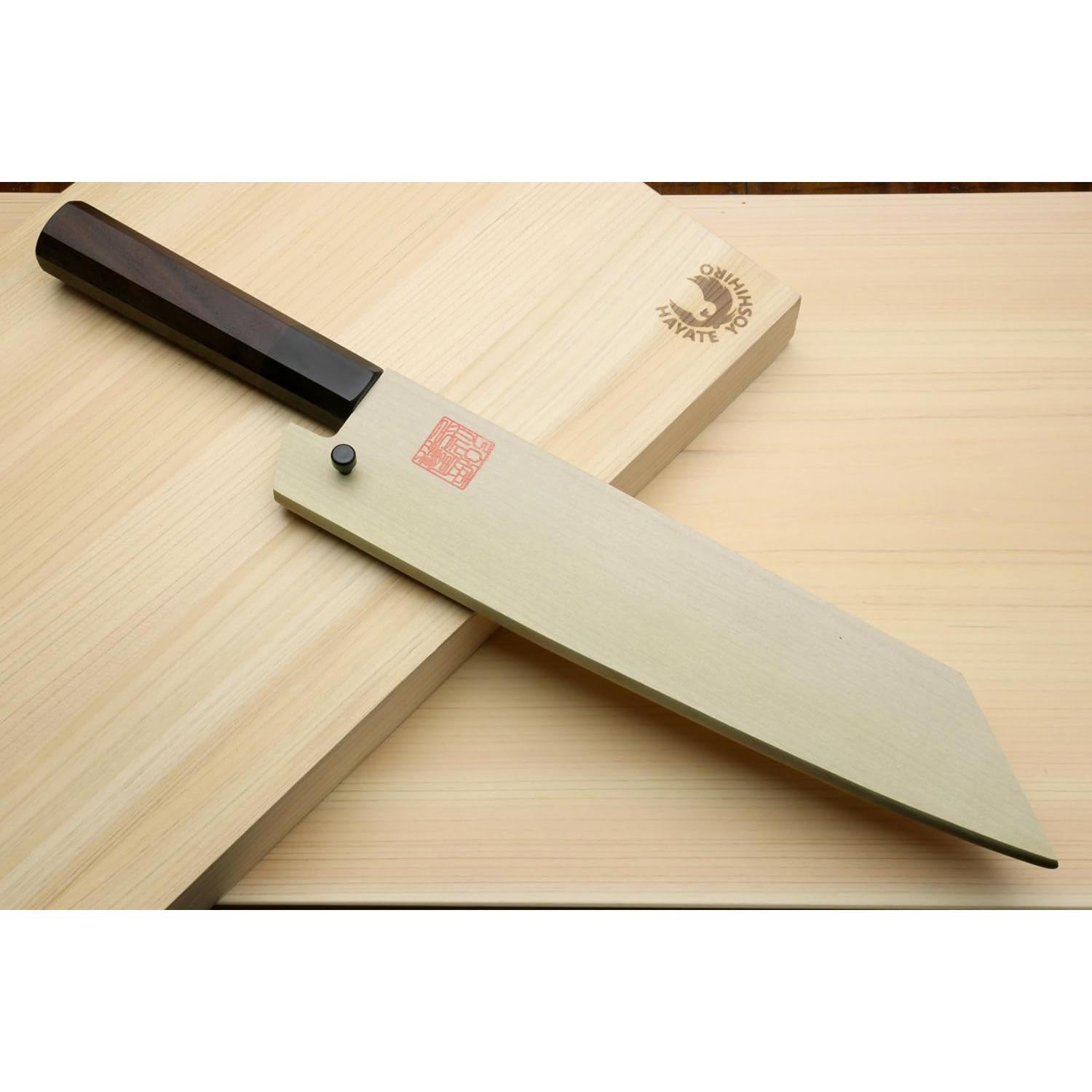 Cuchillo Kiritsuke Yoshihiro VG10 Damasco 21 cm Mango Madera