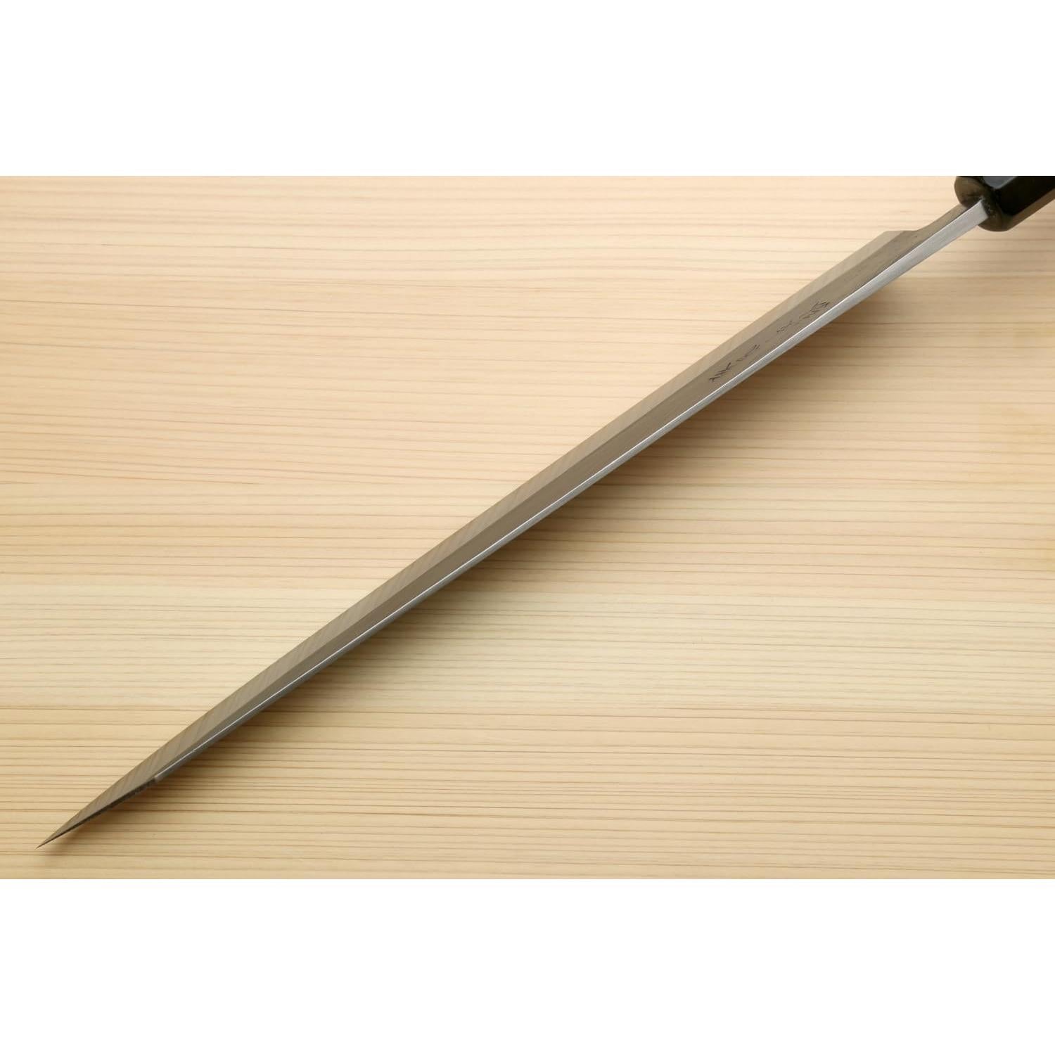 Cuchillo Slicer Kiritsuke Yoshihiro 270mm Acero Azul Forjado