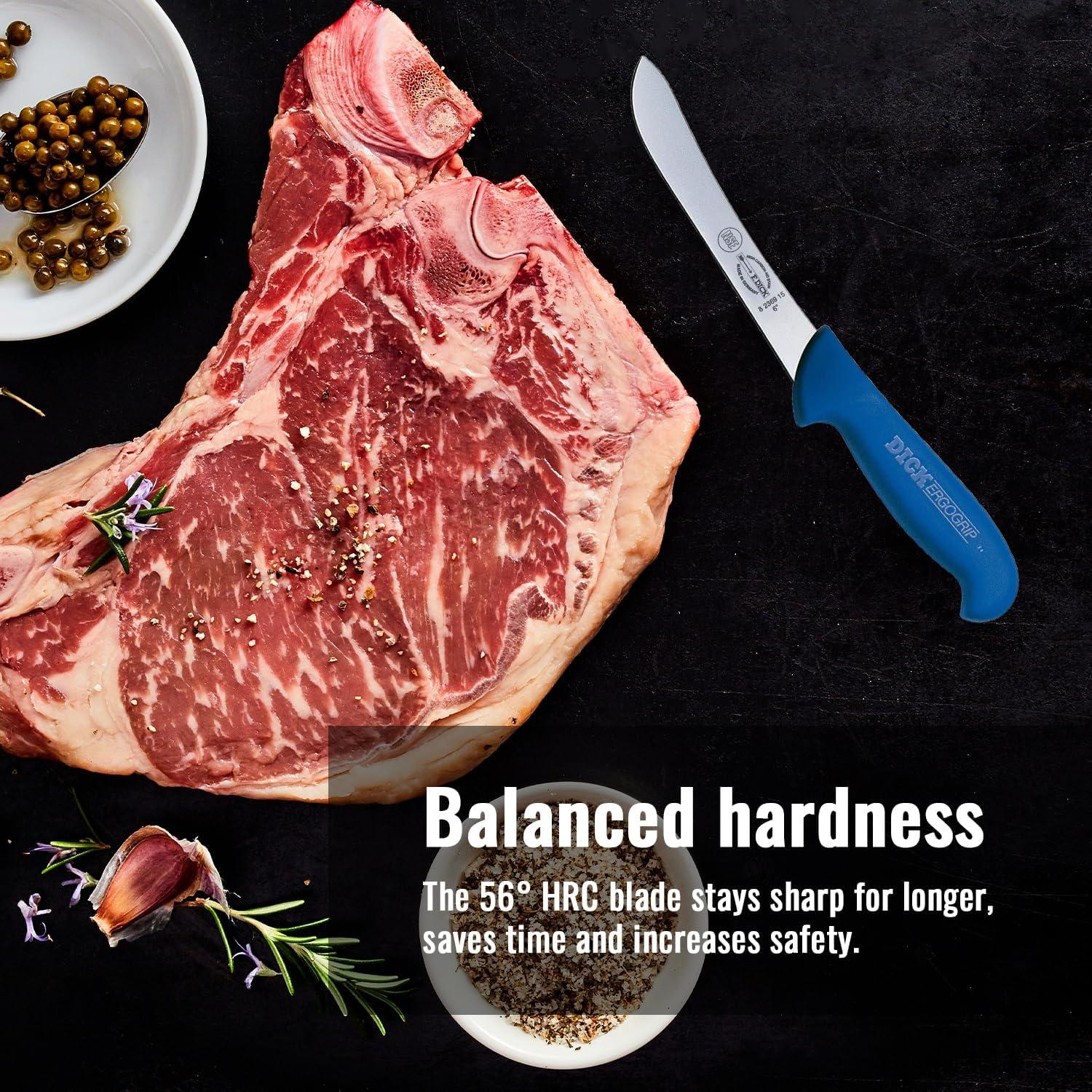 Cuchillo de Deshuese F. DICK ErgoGrip 15 cm Acero Alto Carbono