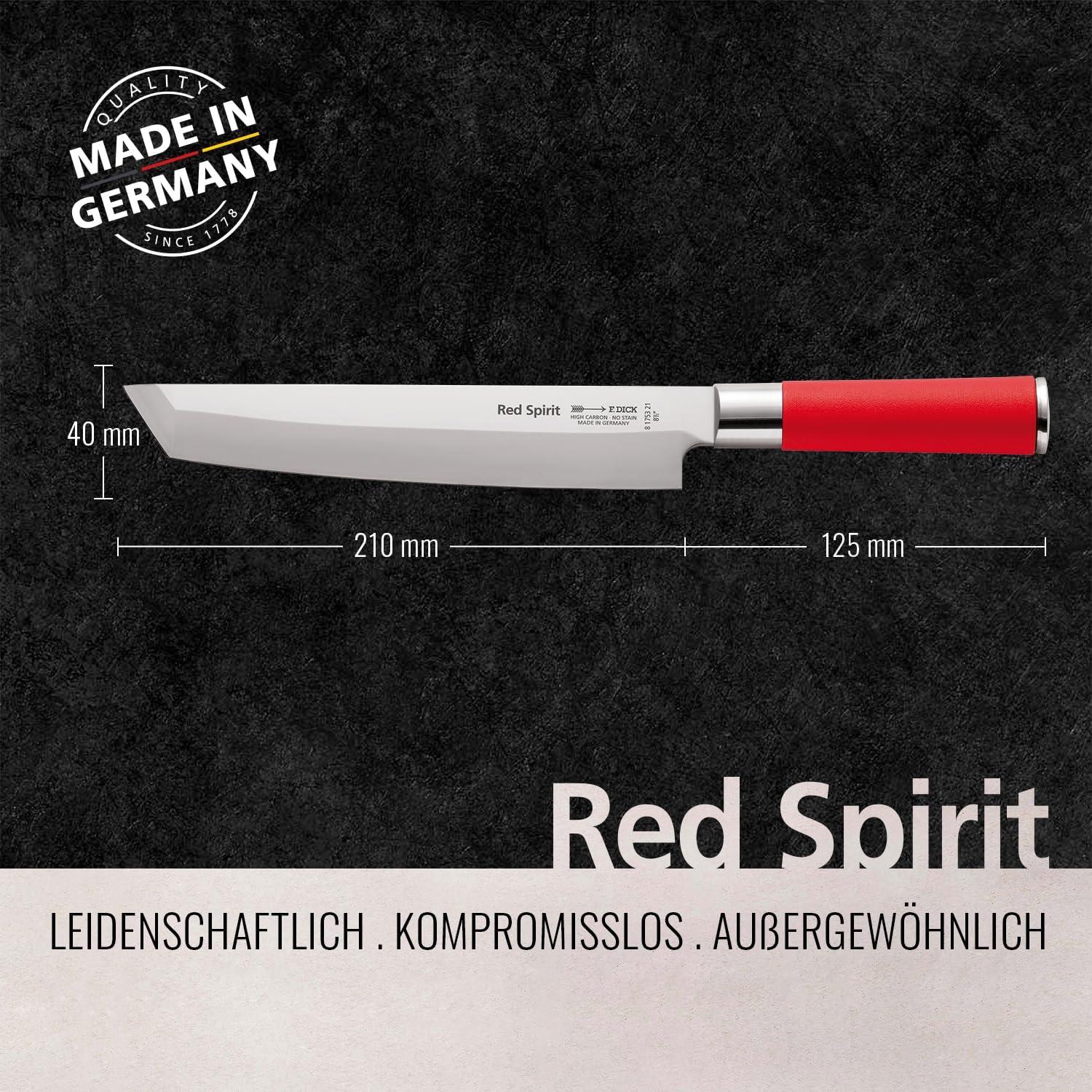 Cuchillo de Chef F.DICK Red Spirit 21 cm Acero Inoxidable