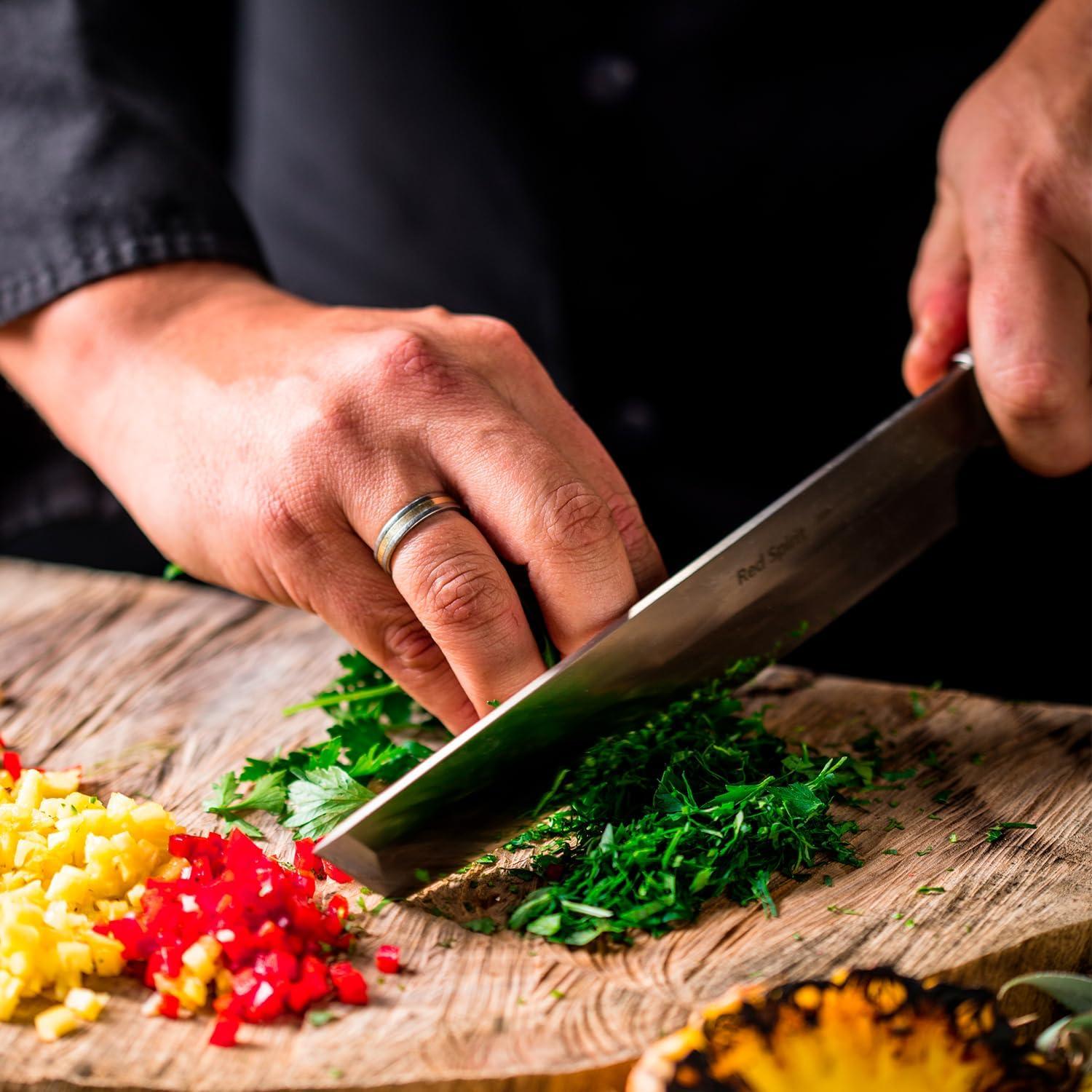 Cuchillo de Chef F.DICK Red Spirit 21 cm Acero Inoxidable