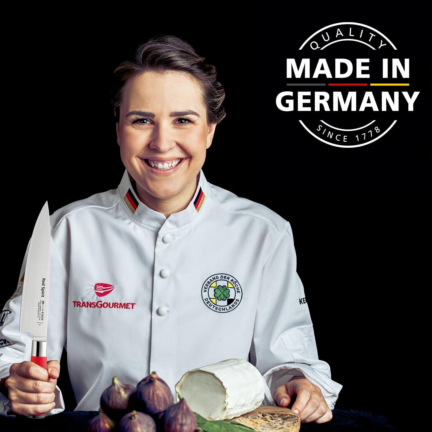 Cuchillo Santoku F.DICK Red Spirit 18 cm Acero Forjado