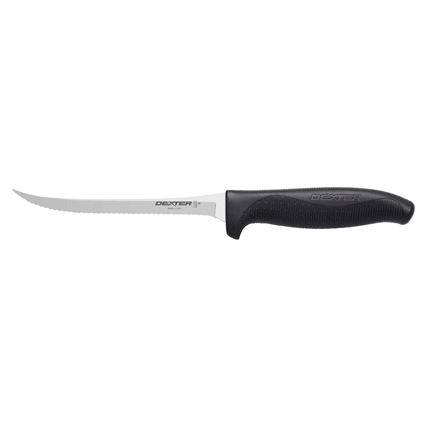 Cuchillo de Utilidad Escallopado Dexter 13.97 cm Negro