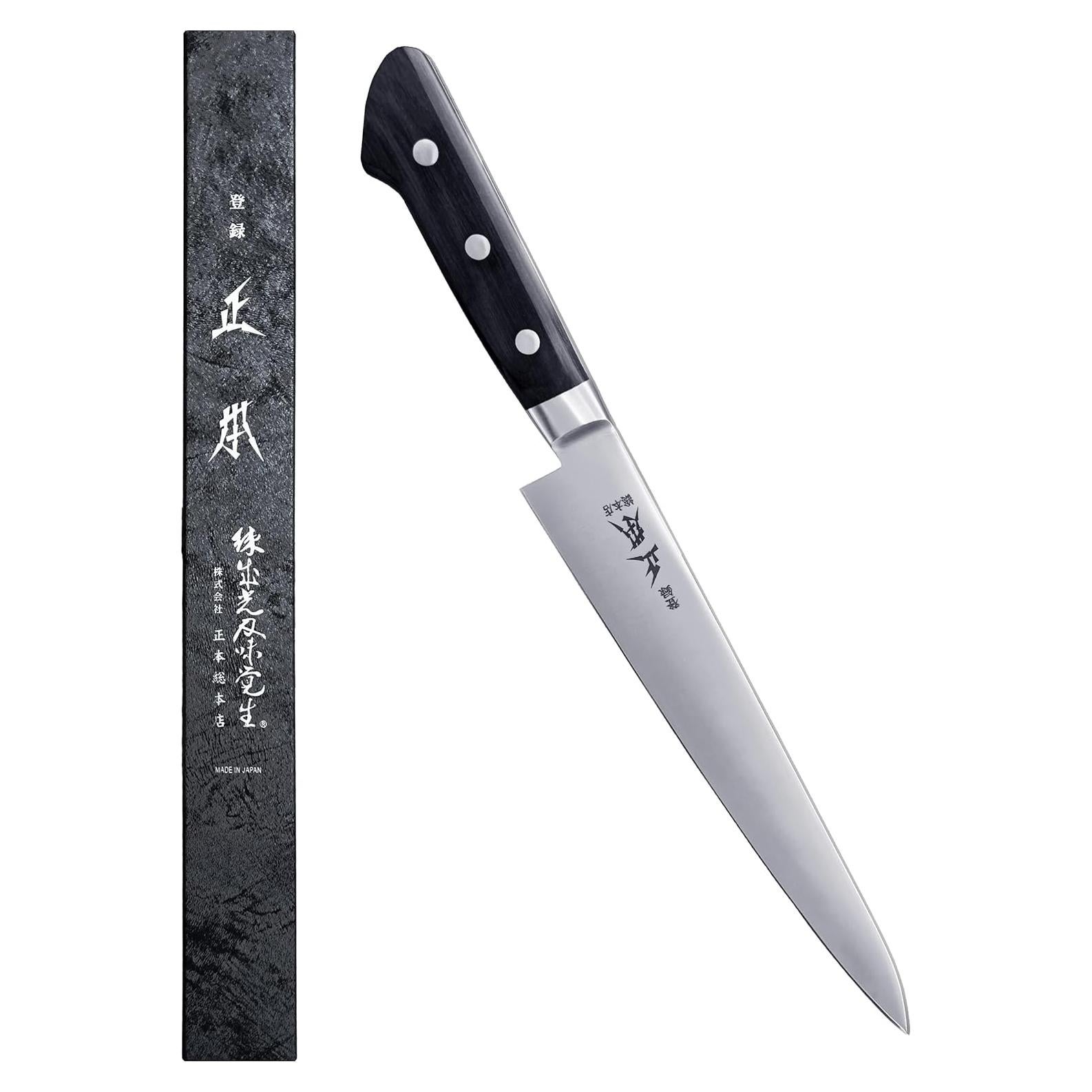 Cuchillo de Slicing Sujihiki Masamoto VG 240mm Acero Inoxidable