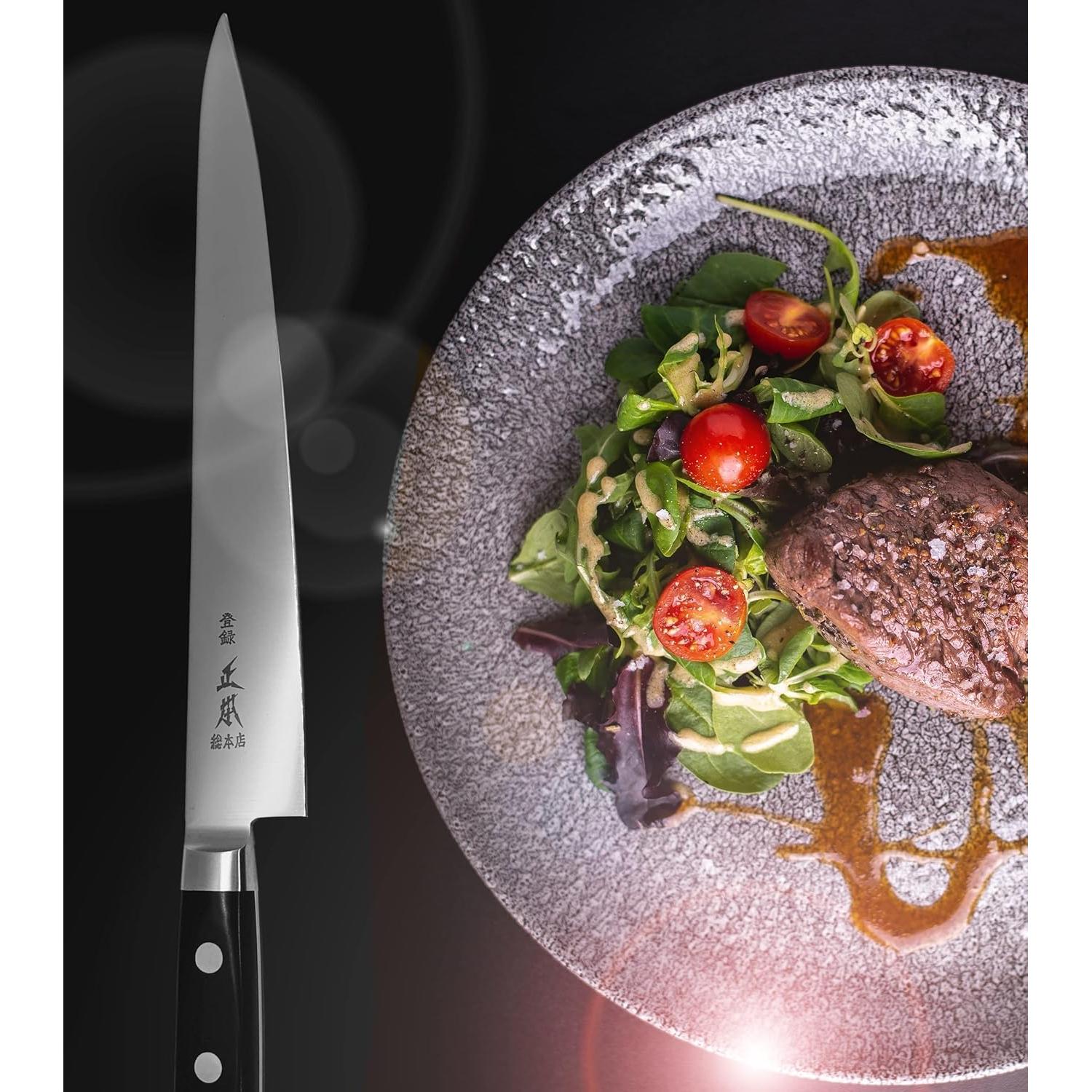 Cuchillo de Slicing Sujihiki Masamoto VG 240mm Acero Inoxidable