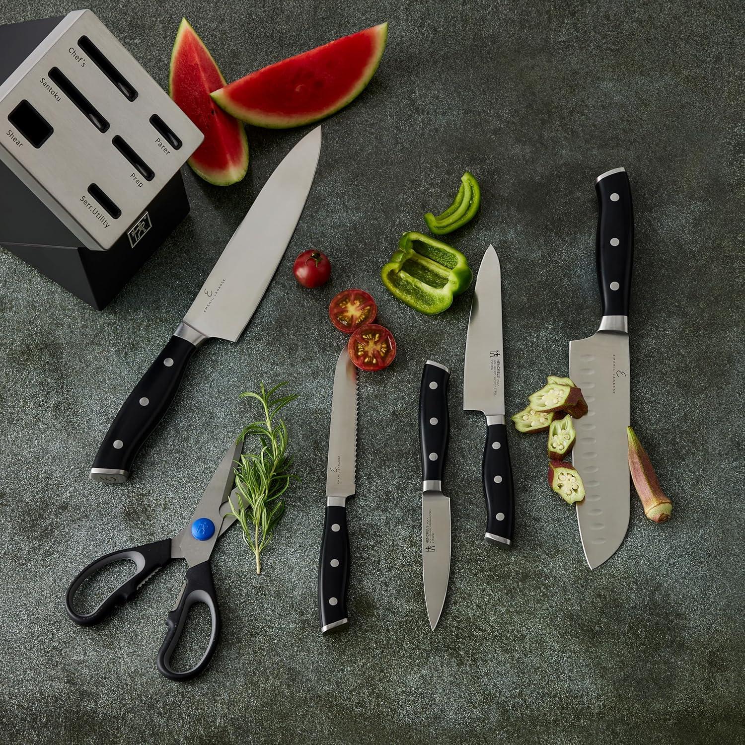 Juego de Cuchillos HENCKELS Nola 7 Piezas con Bloque