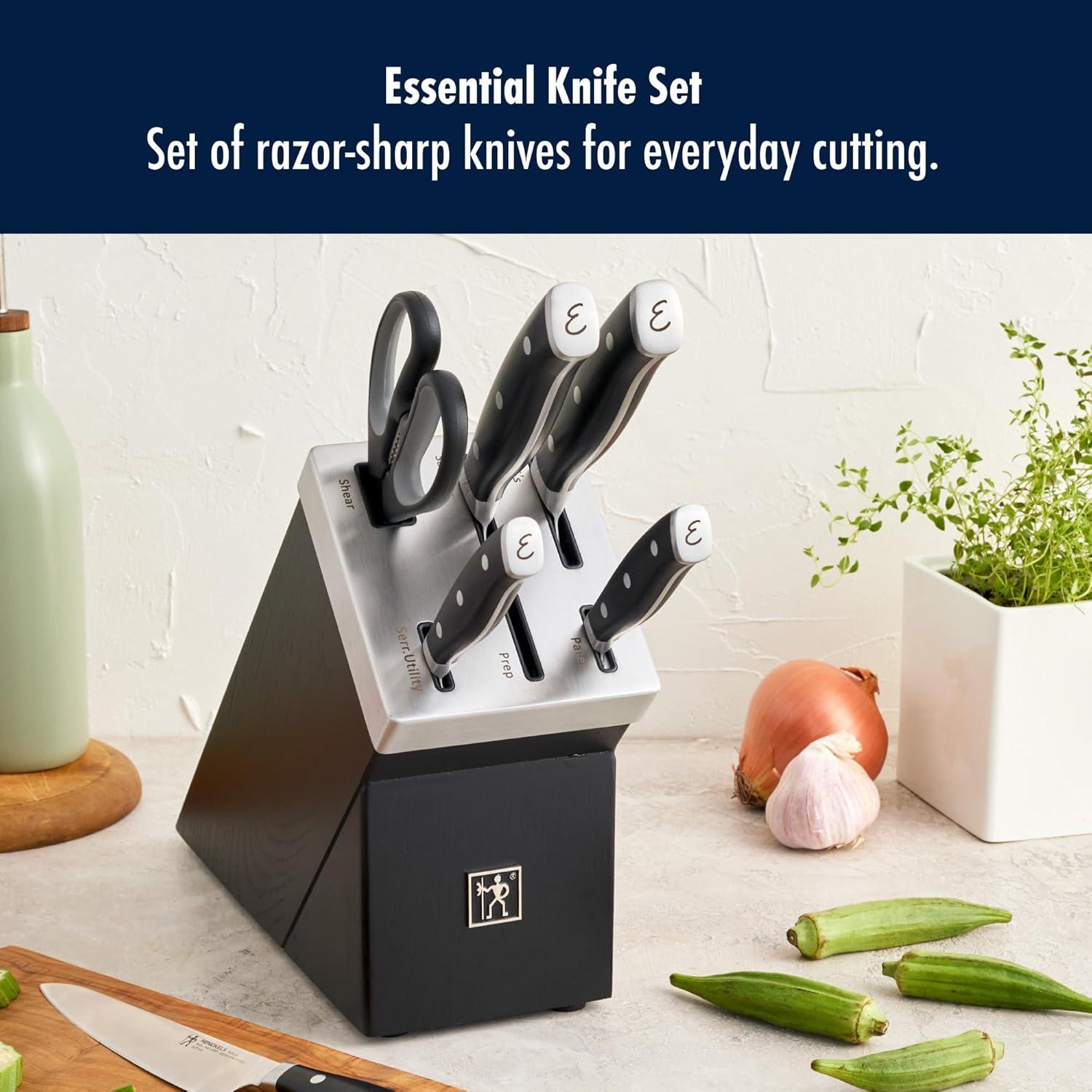 Juego de Cuchillos HENCKELS Nola 7 Piezas con Bloque