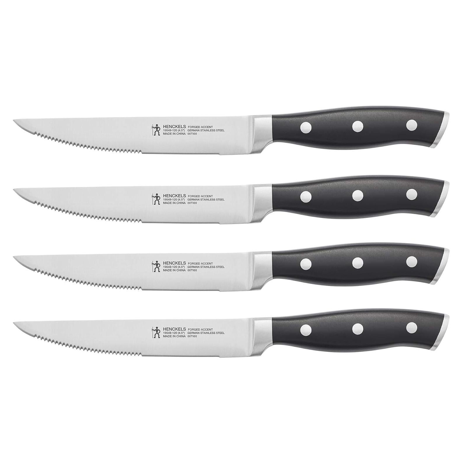 Juego de Cuchillos de Carne Henckels Forjados 4 Piezas 13.97 cm