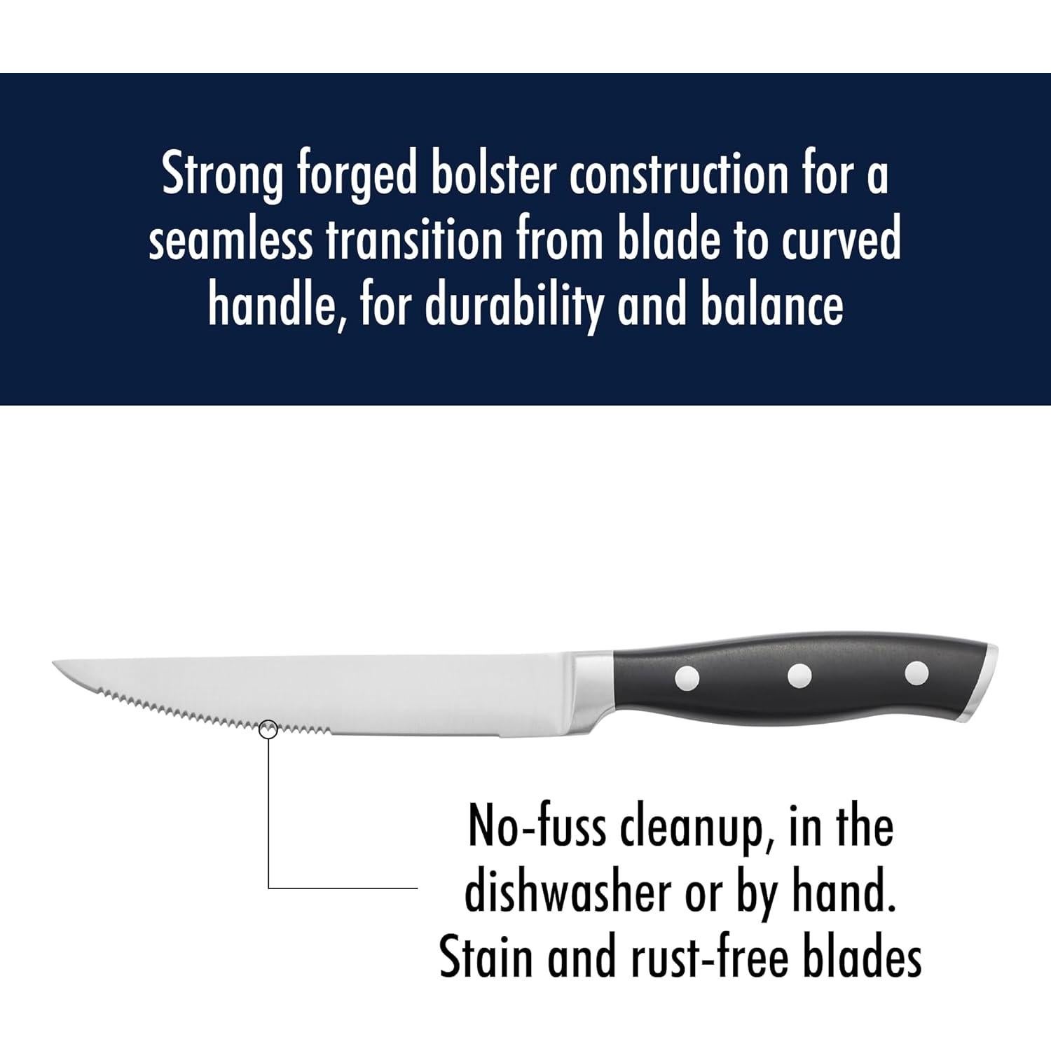 Juego de Cuchillos de Carne Henckels Forjados 4 Piezas 13.97 cm