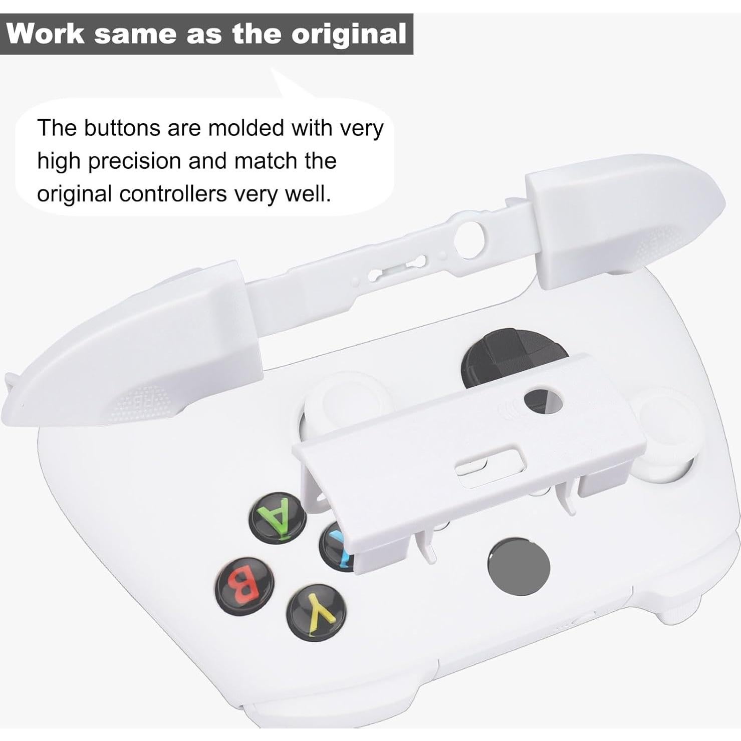 Kit Reparación Bumpers Xbox Series X/S Ikpek Blanco