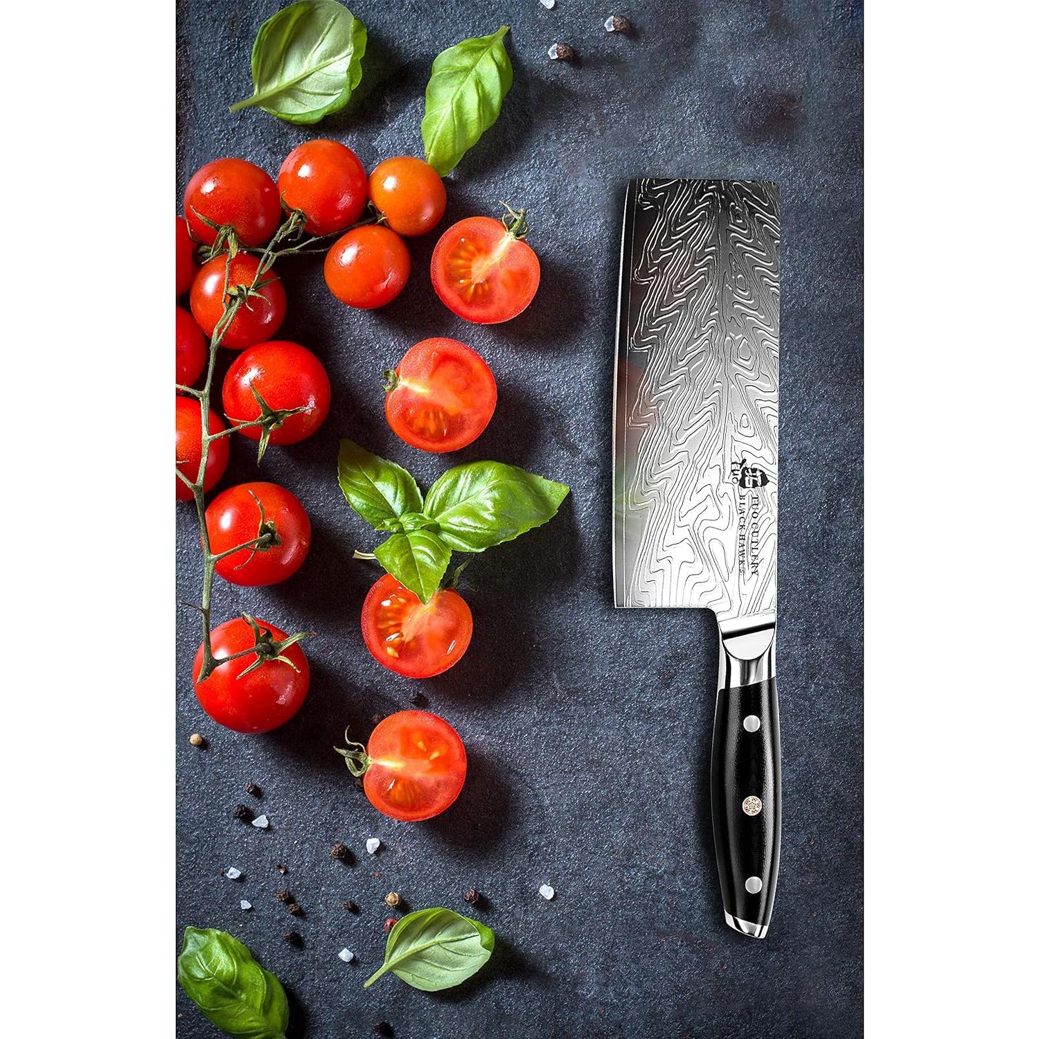 Cuchillo Cleaver Chino TUO 17.78 cm Acero Inoxidable G10